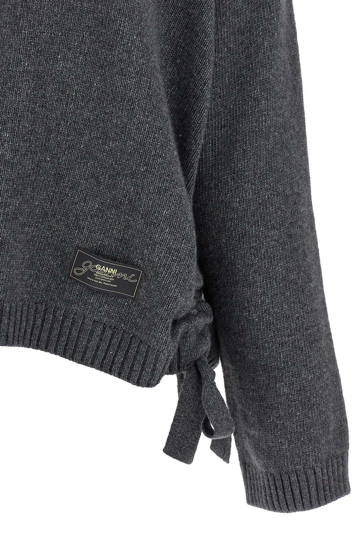 Ganni Ganni Side Laces Sweater