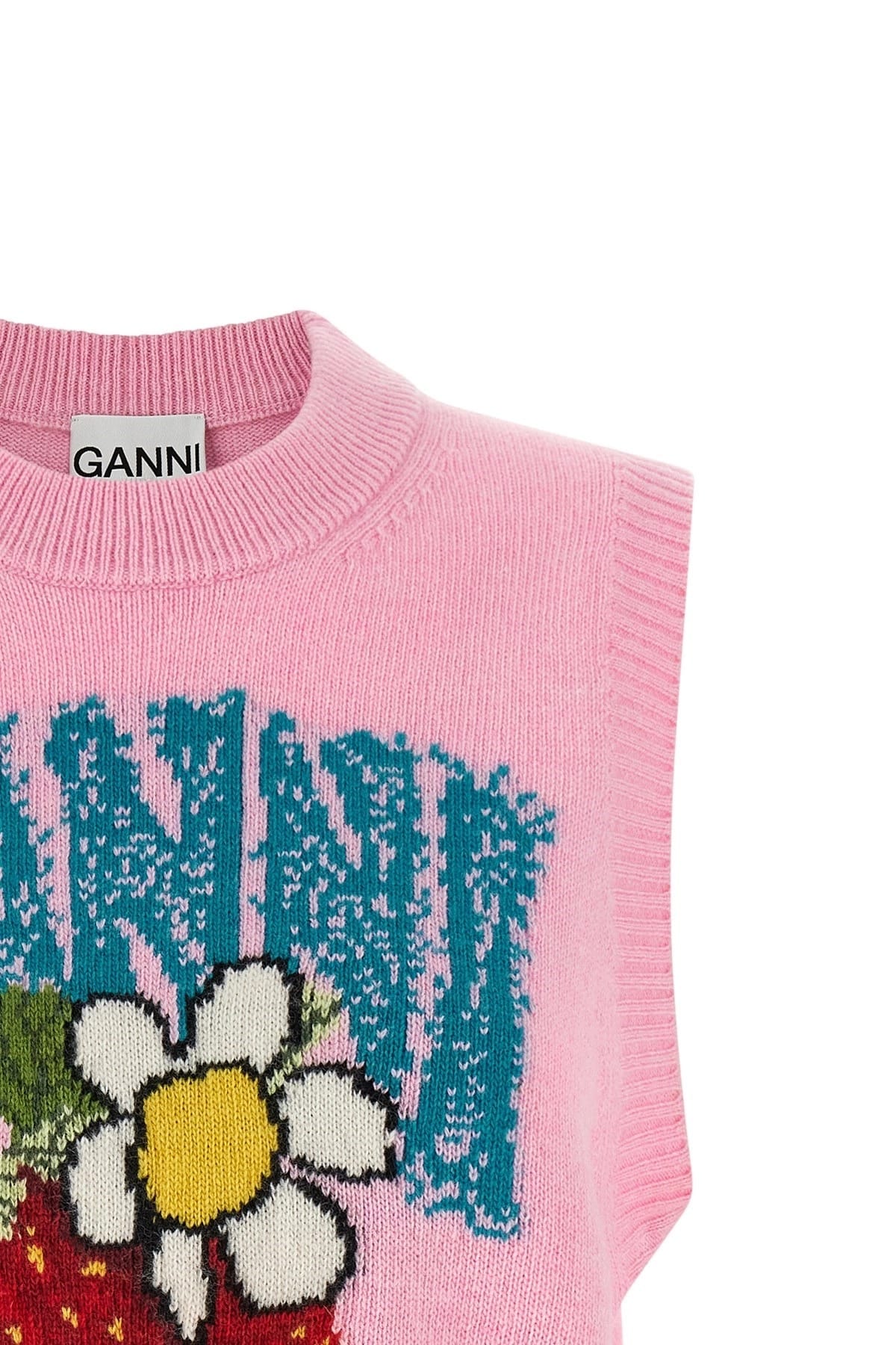 Ganni Ganni Strawberry Vest