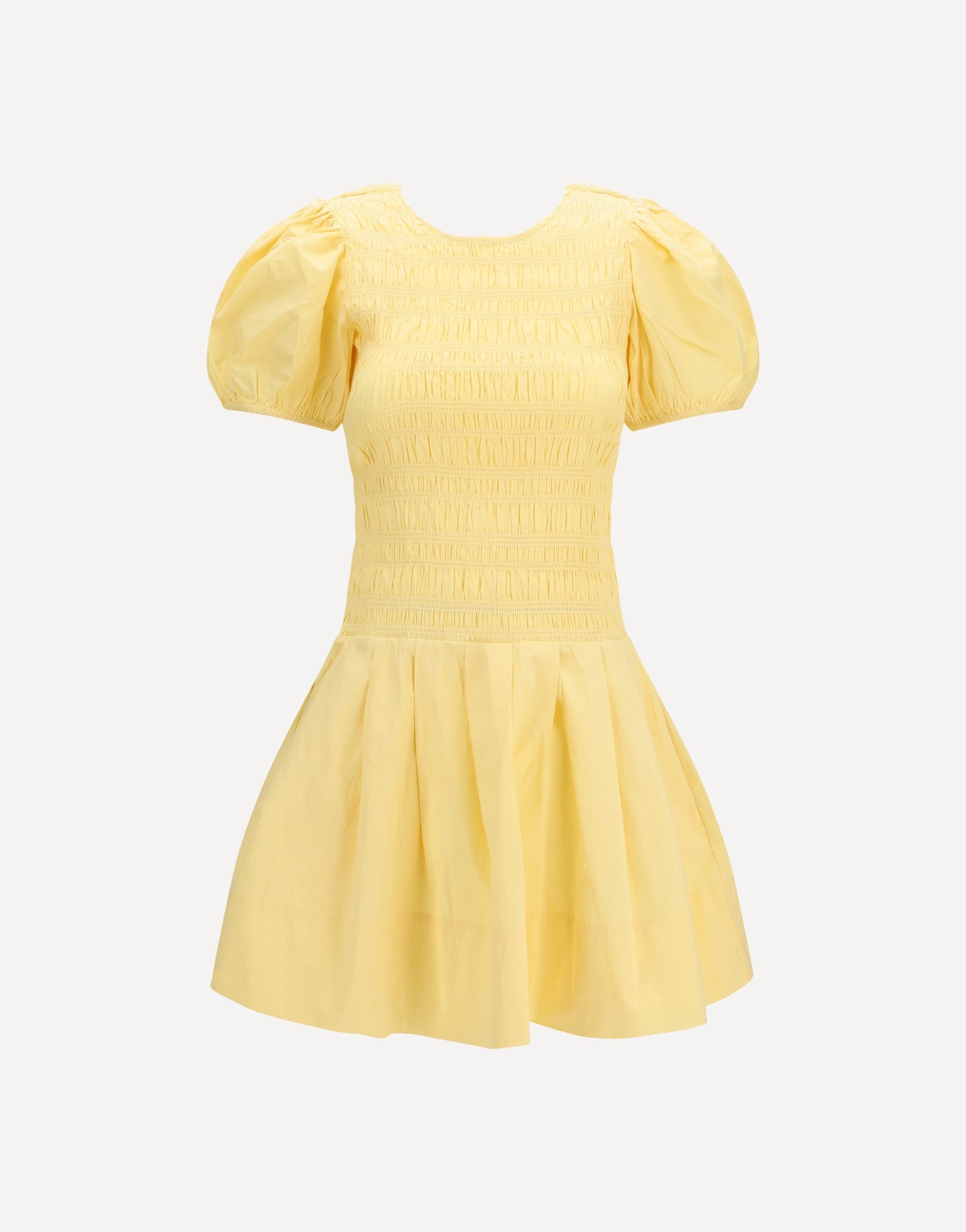 Ganni Ganni Stretch Cotton Mini Dress