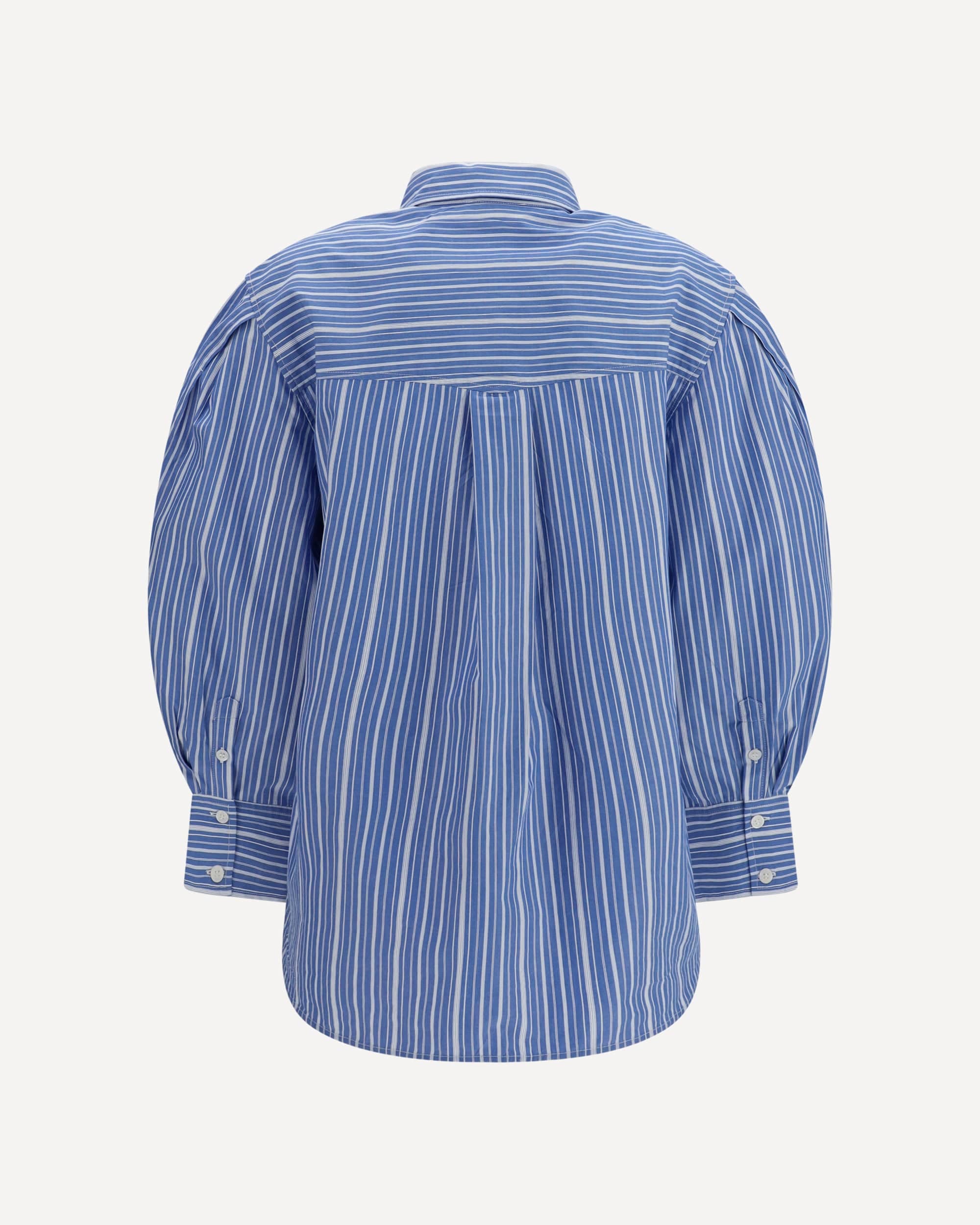 Ganni Striped Cotton T-Shirt | Sendegaro IT