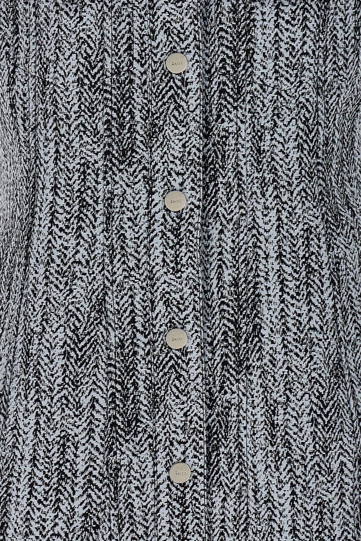 Ganni Ganni Tweed Mini Dress