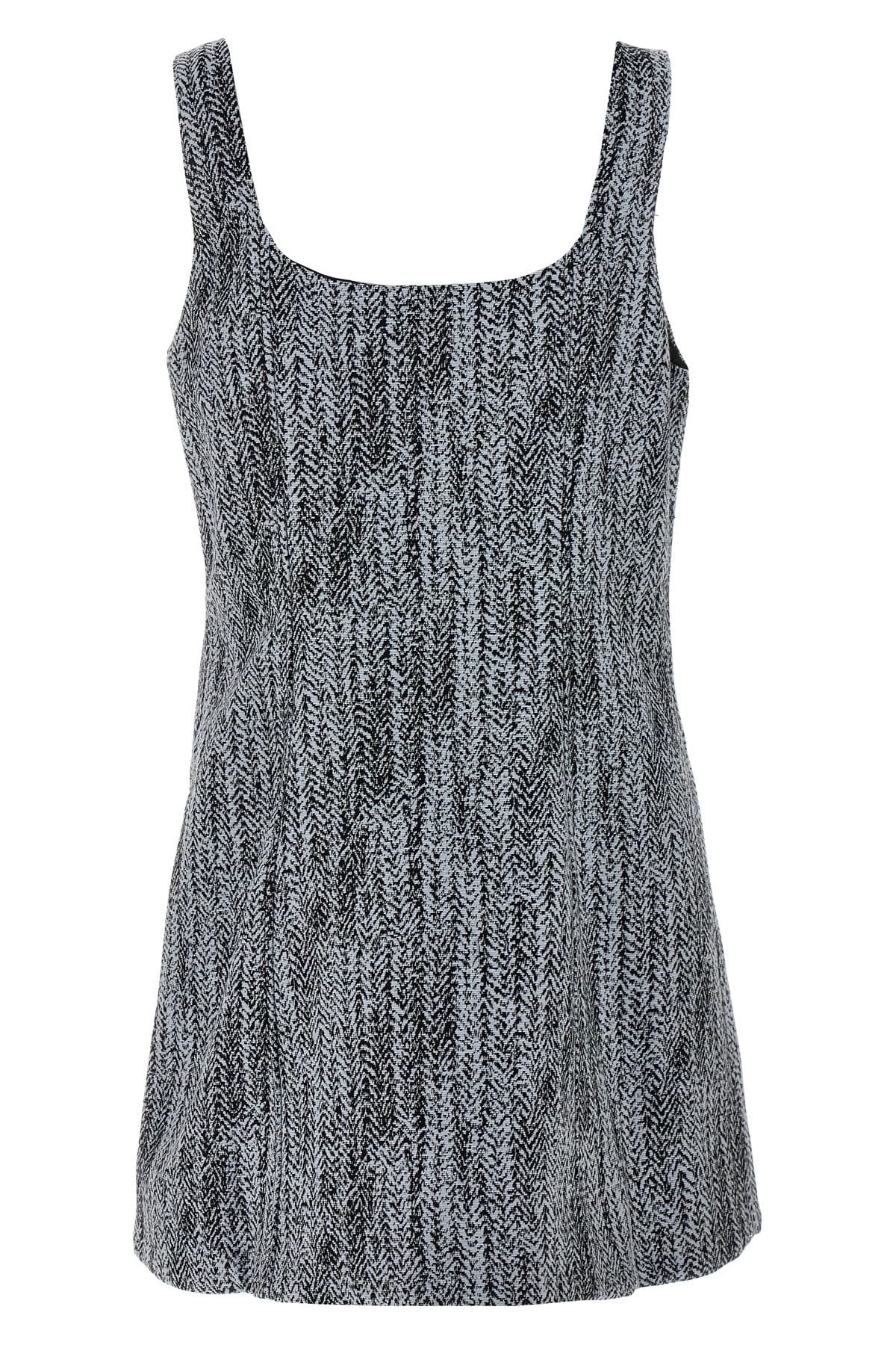 GANNI / ガニーCotton Tweed Mini Dress Ganni Vestido Mini em Tweed | Sendegaro BR