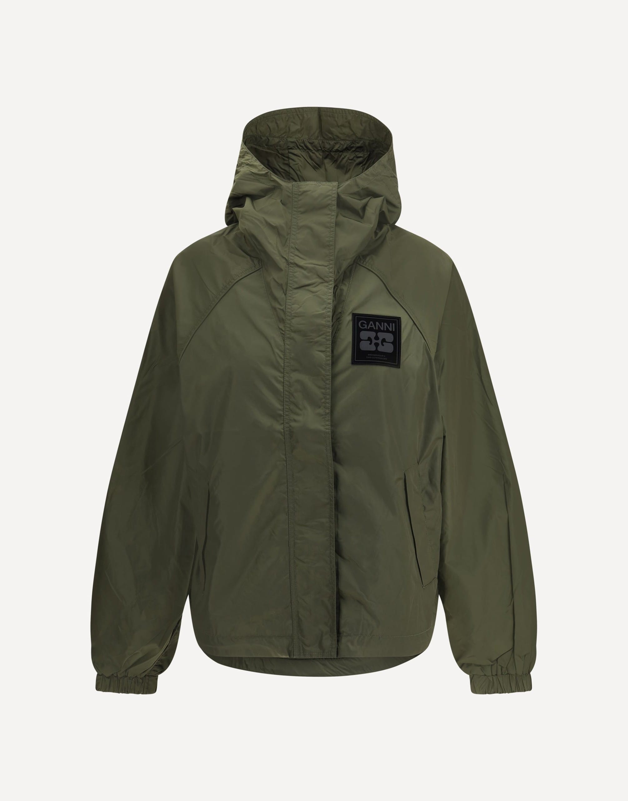Ganni Waterproof Hooded Jacket