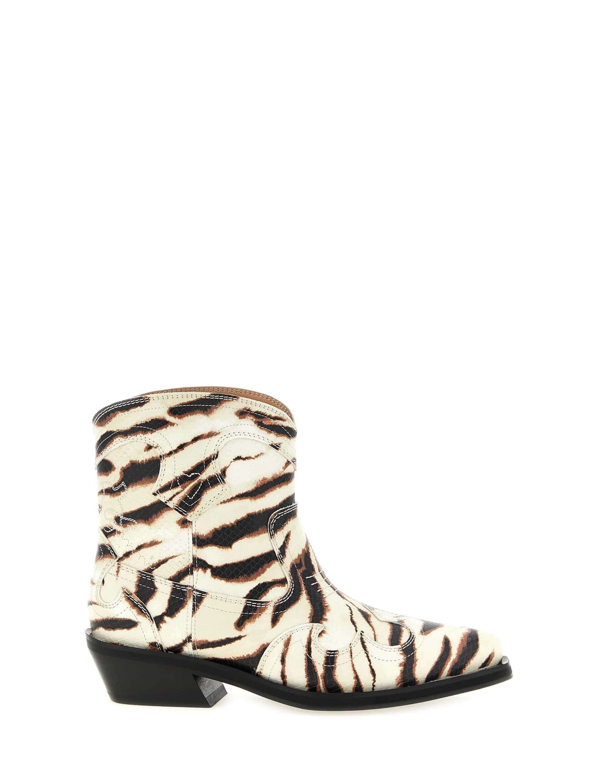Ganni Ganni Western Ankle Boots