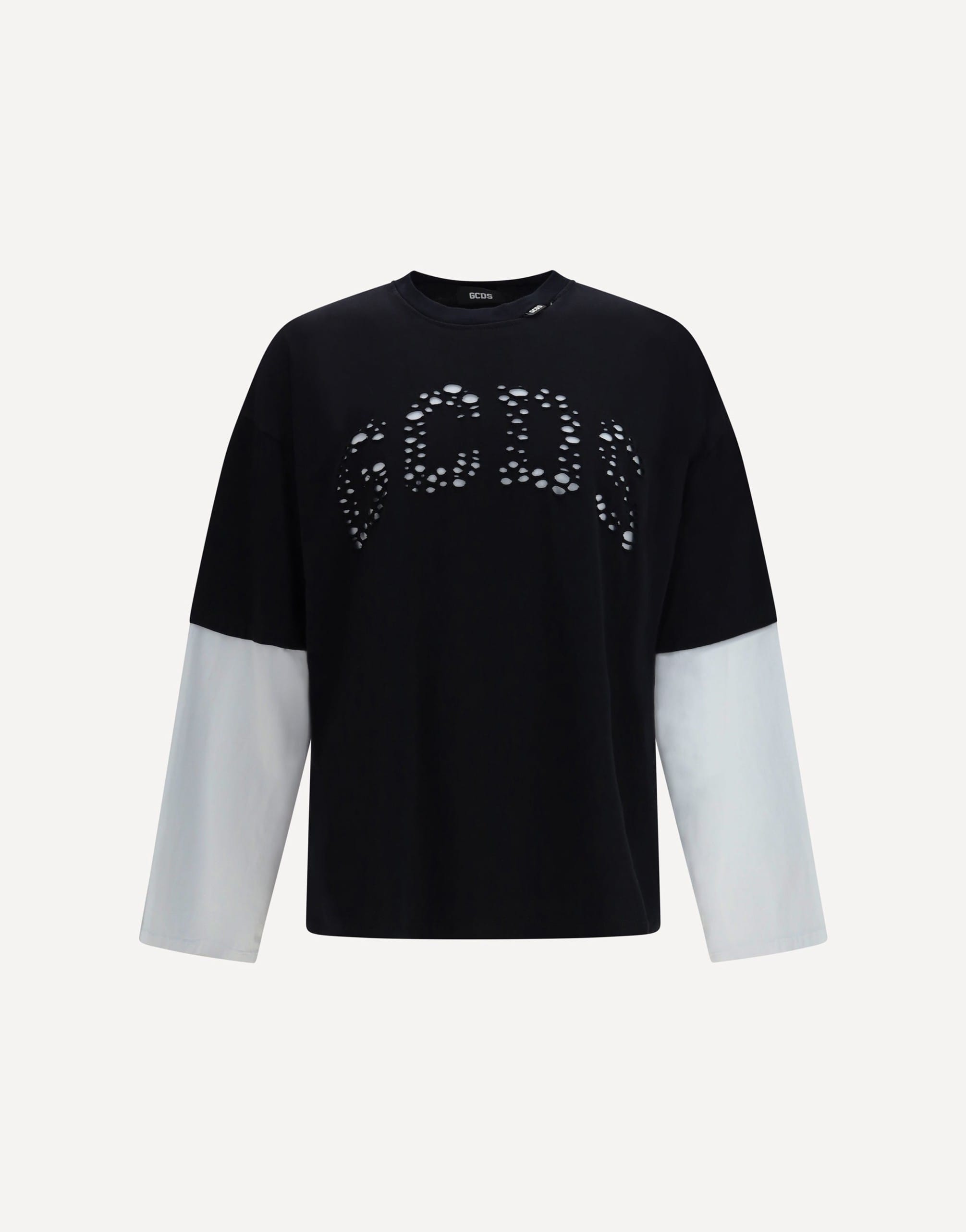 GCDS Over T-Shirt Cotton Jersey Logo