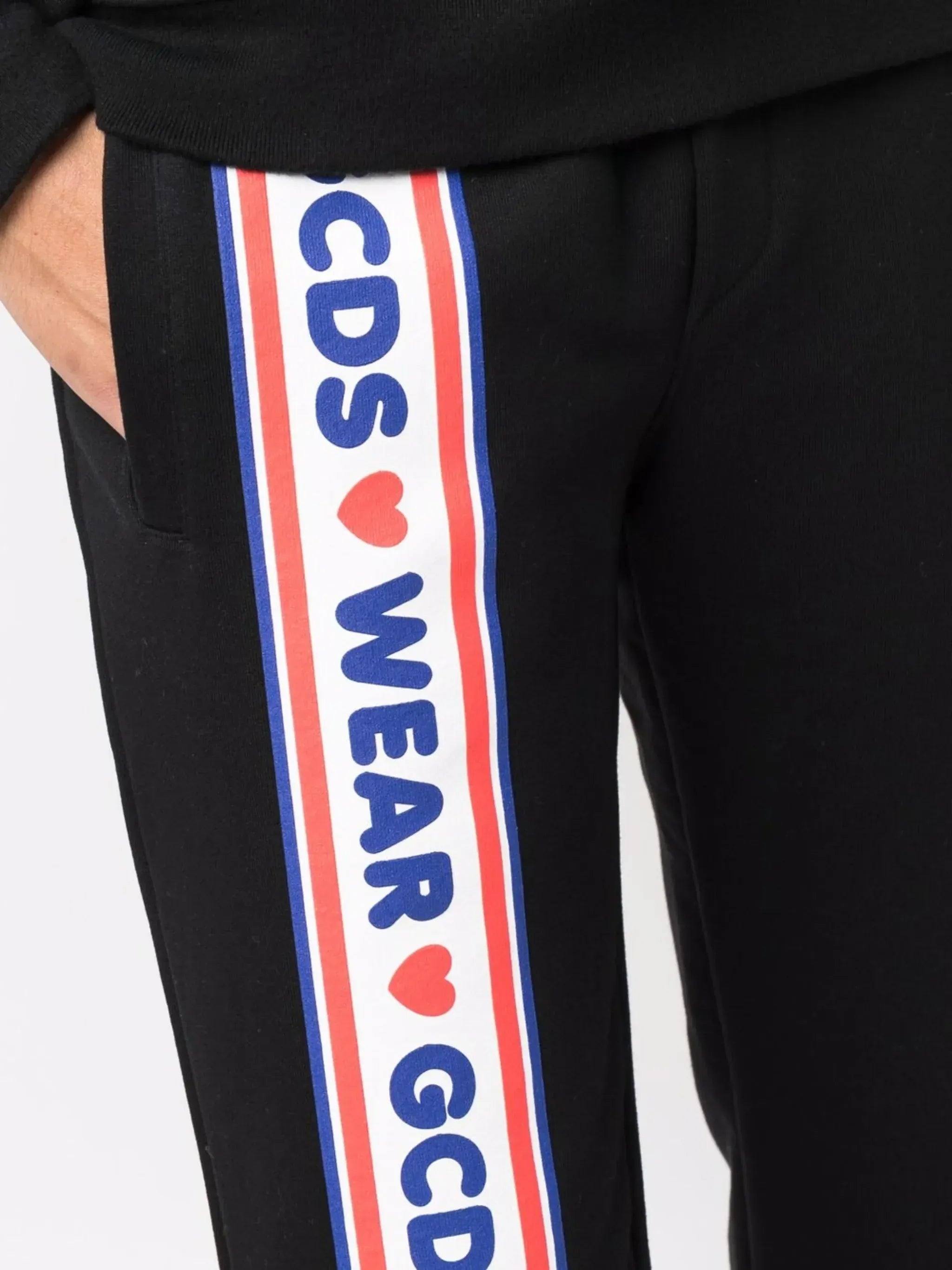GCDS Side Logo Stripe Track Pants