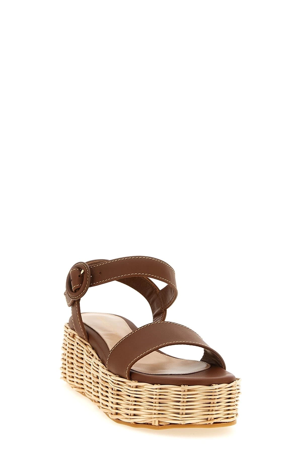 Gianvito Rossi Gianvito Rossi Cestino Wedge Sandals
