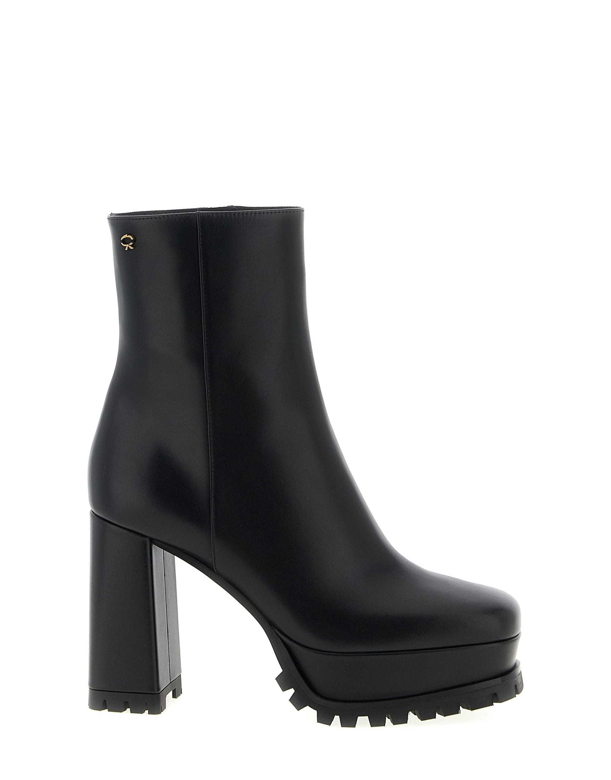 Gianvito Rossi Gianvito Rossi Harlem Leather Ankle Boots