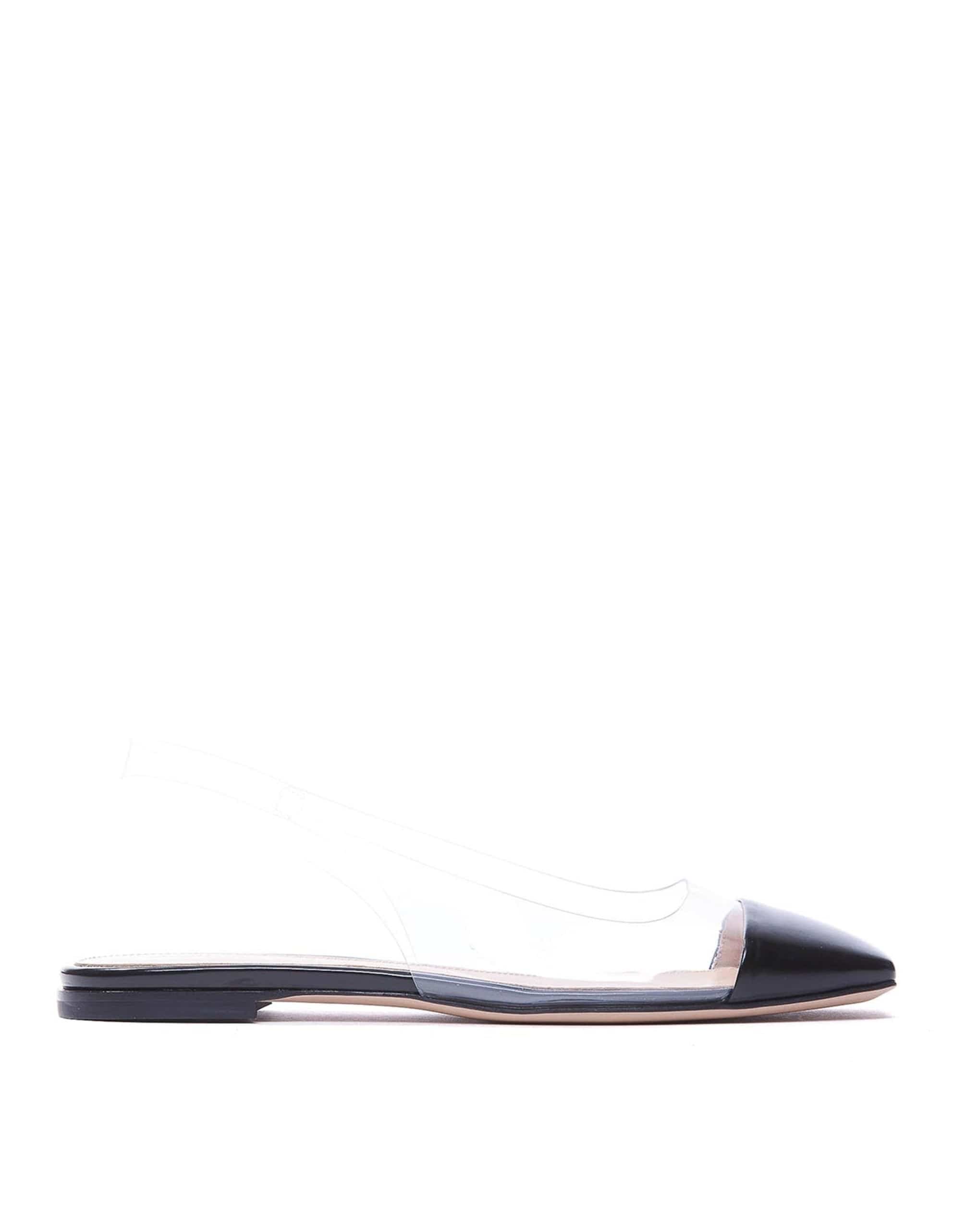 Gianvito Rossi Plexi Slingback Flats
