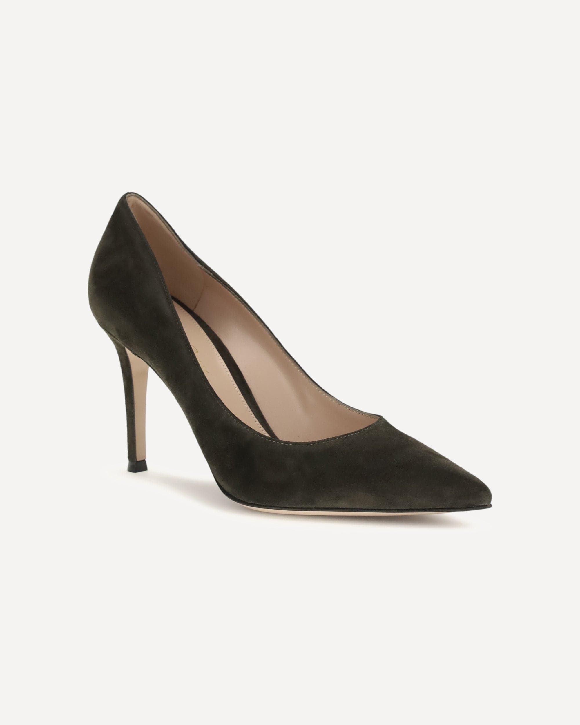 Gianvito Rossi Suede Pumps With Stiletto Heel - alternate view