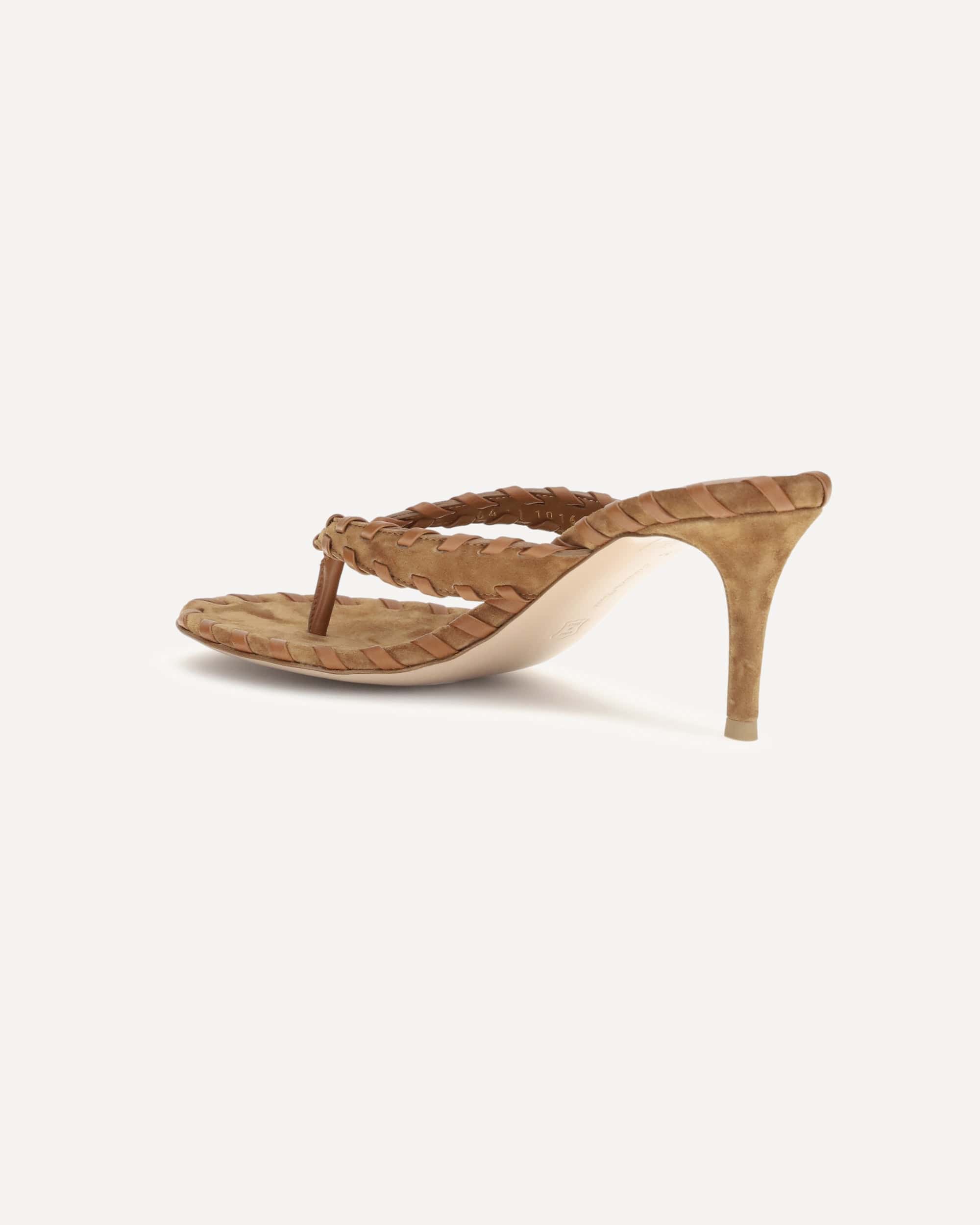 Gianvito Rossi Suede Thong Sandals