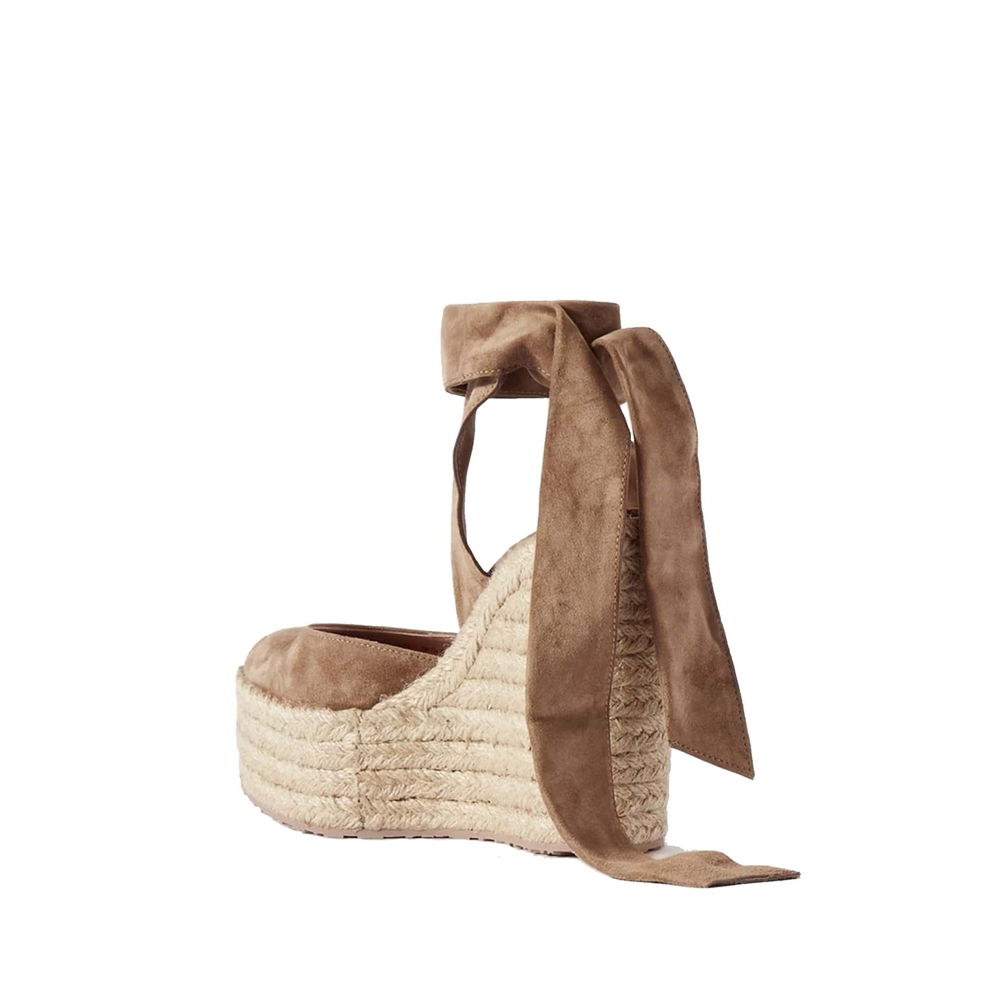 新品Gianvito Rossi スエード ウェッジソール サンダル ウェッジソール gianvito rossi スエードサンダル 美品 Gianvito Rossi