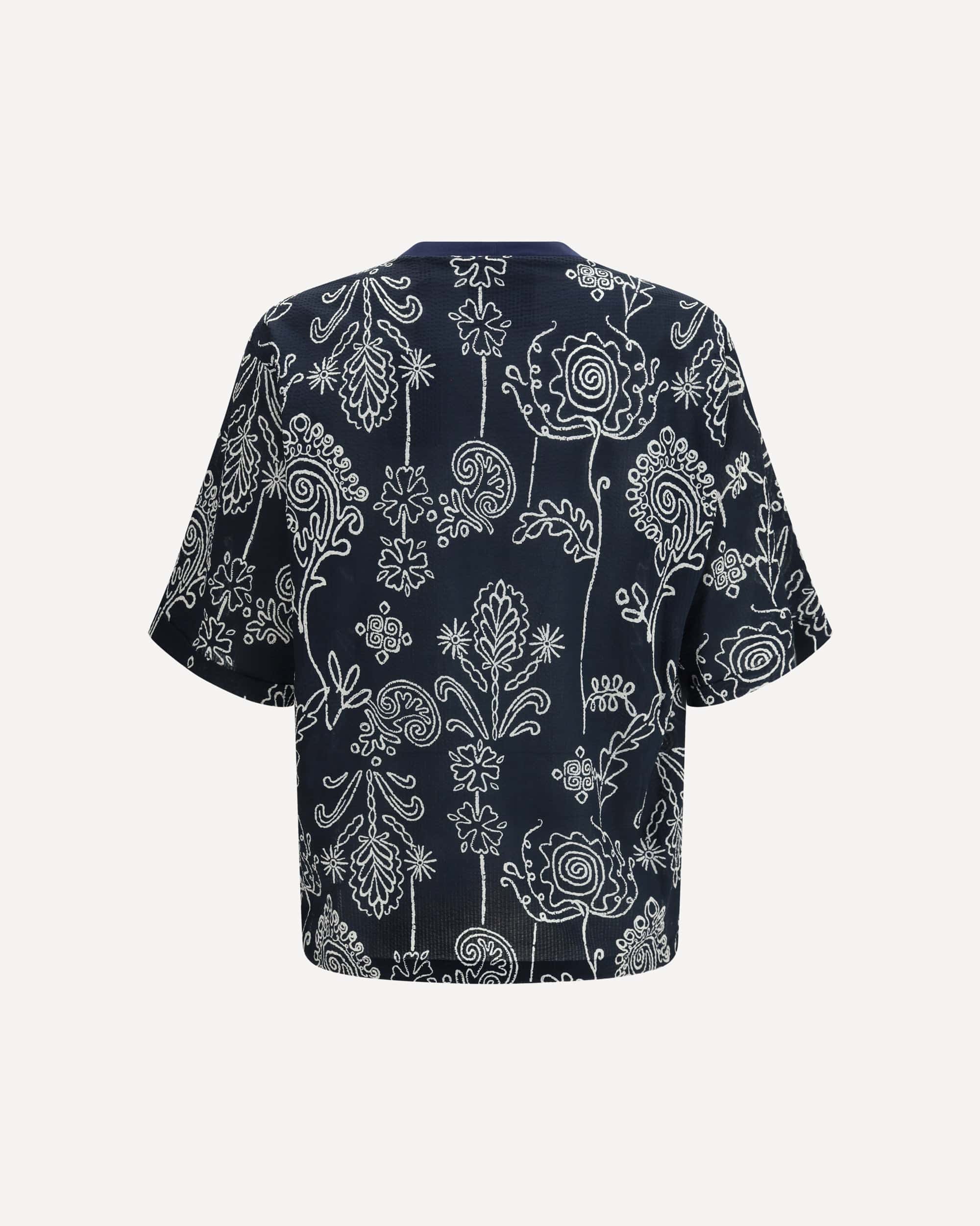 Giorgio Armani Cotton T Shirt With All Over Pattern | Sendegaro ZA
