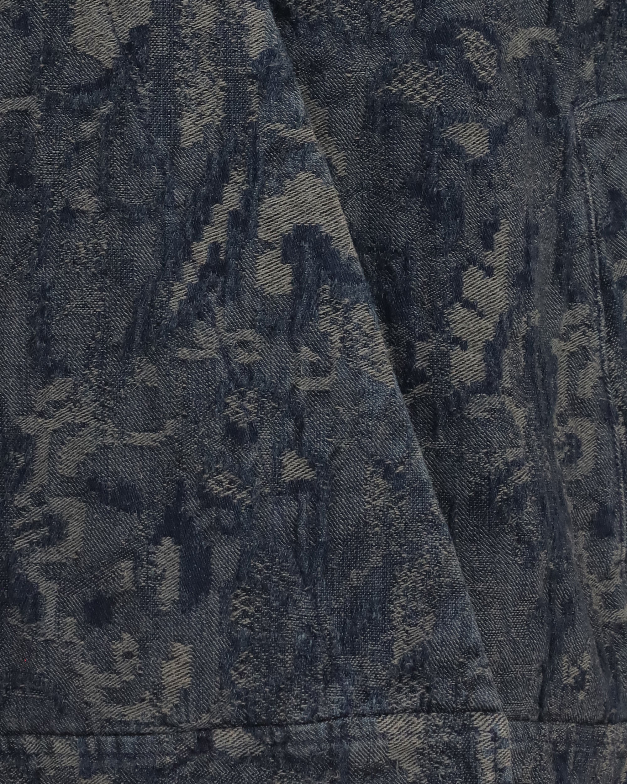 Veste en denim jacquard floral oversize Giorgio Armani