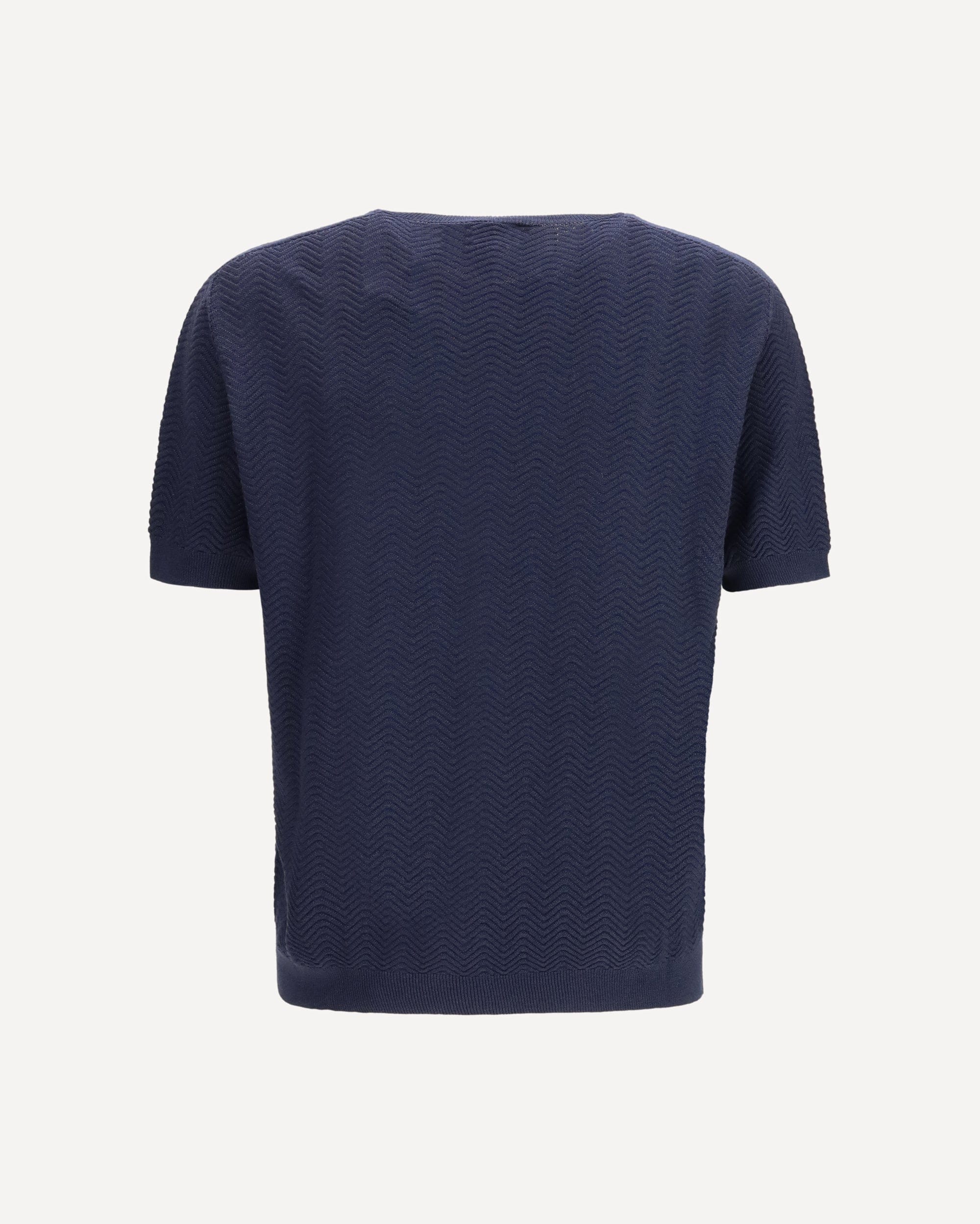 Giorgio Armani Short-Sleeved Cotton And Silk Sweater - alternate view