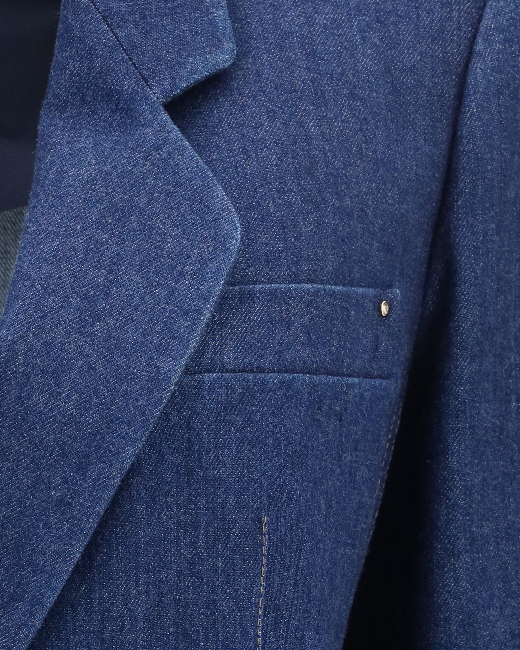 Giorgio Armani Single-Breasted Denim Jacket