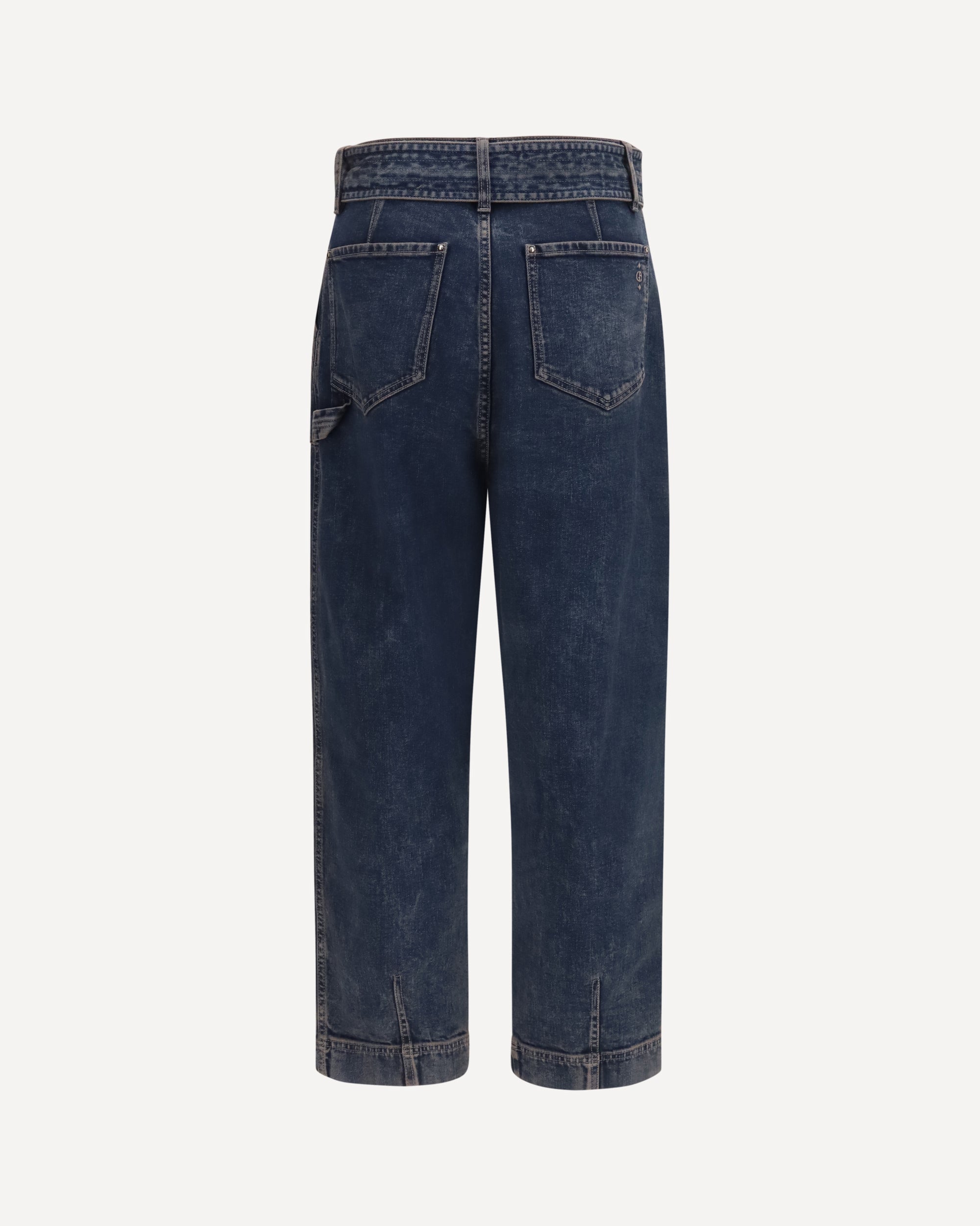 Giorgio Armani Weit geschnittene Jeans mit Gürtel - alternate view