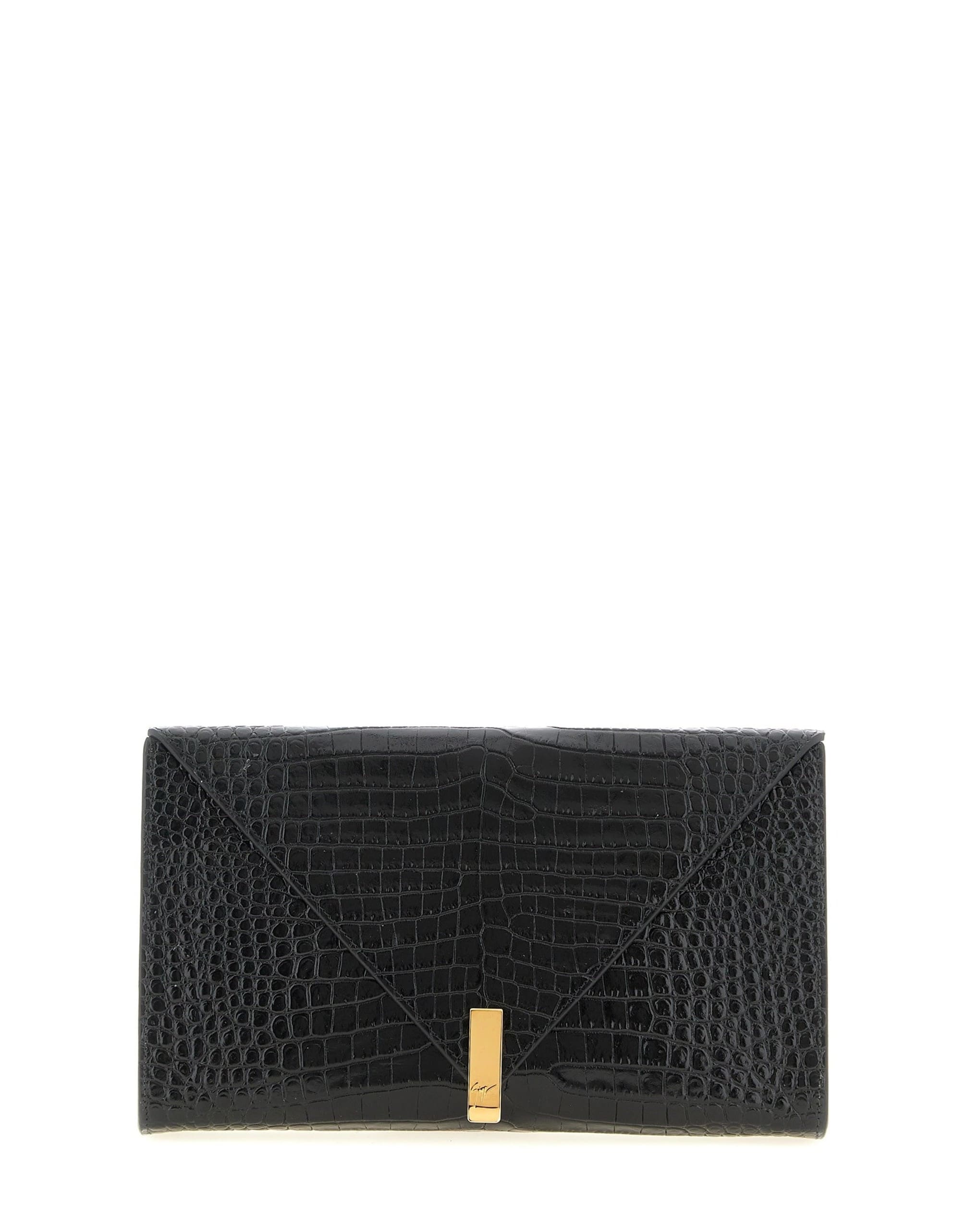 Giuseppe Zanotti Giuseppe Zanotti Croc Print Envelope Clutch