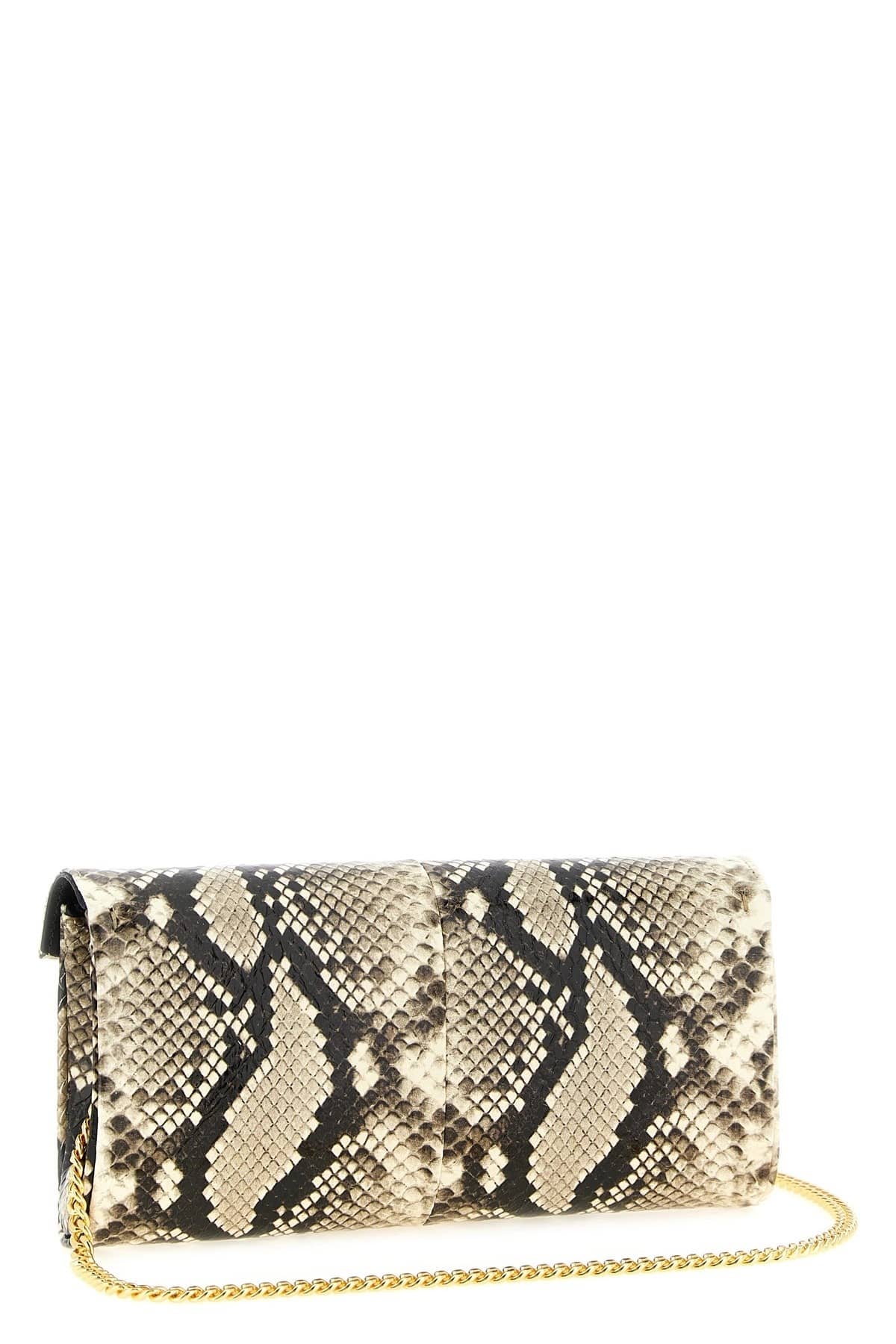 Giuseppe Zanotti Giuseppe Zanotti Flutie Python Print Clutch