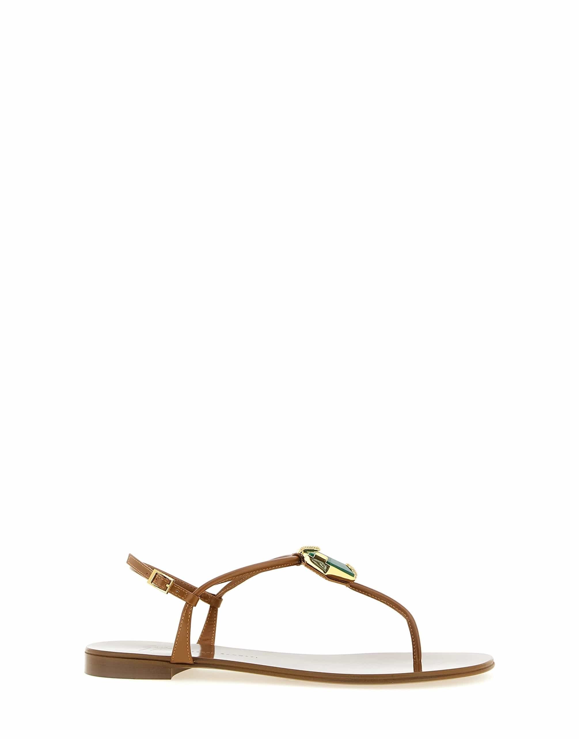 Giuseppe Zanotti Giuseppe Zanotti Ganass Leather Thong Sandals