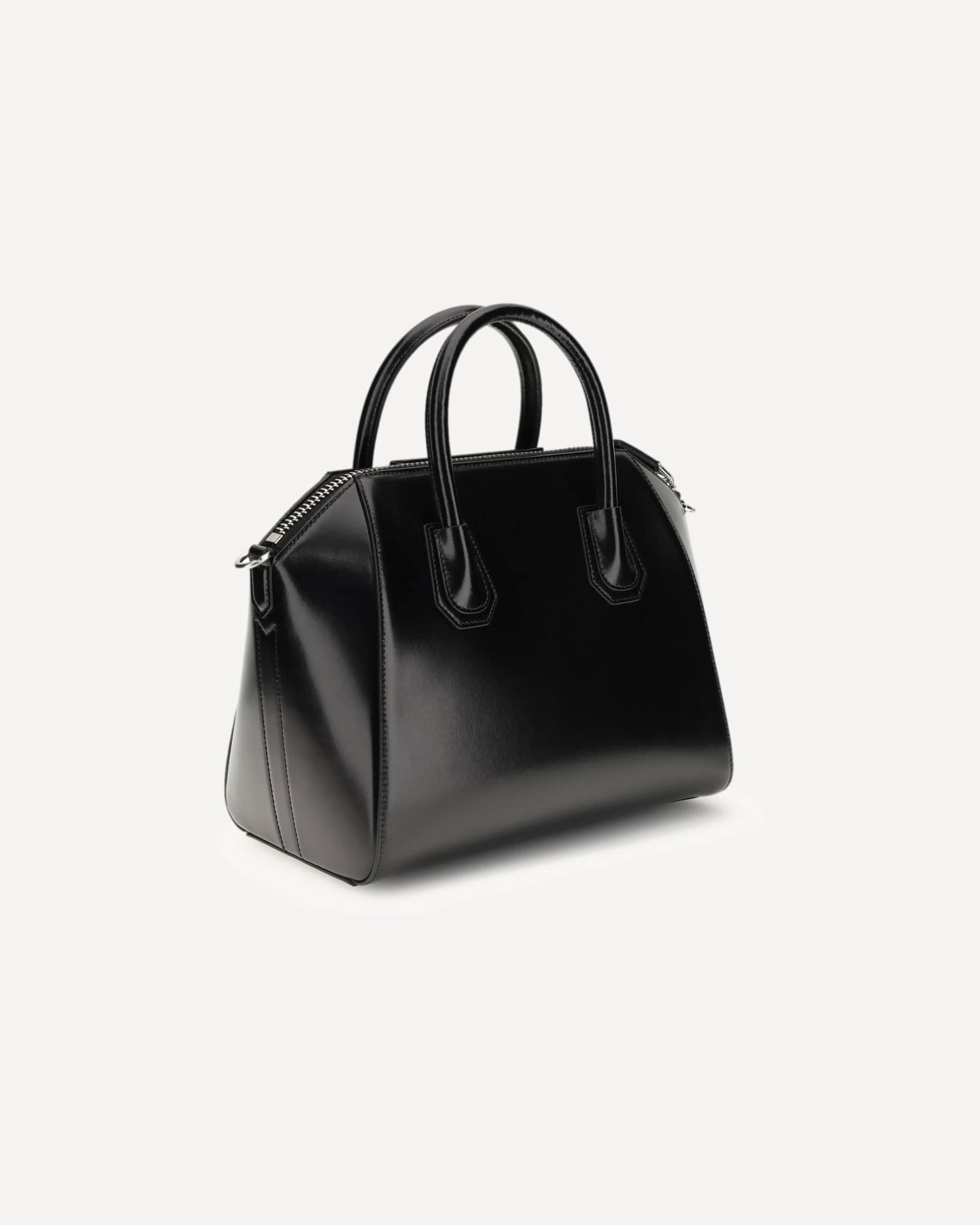 Givenchy アンティゴナ スモール レザー ボックス ハンドバッグ