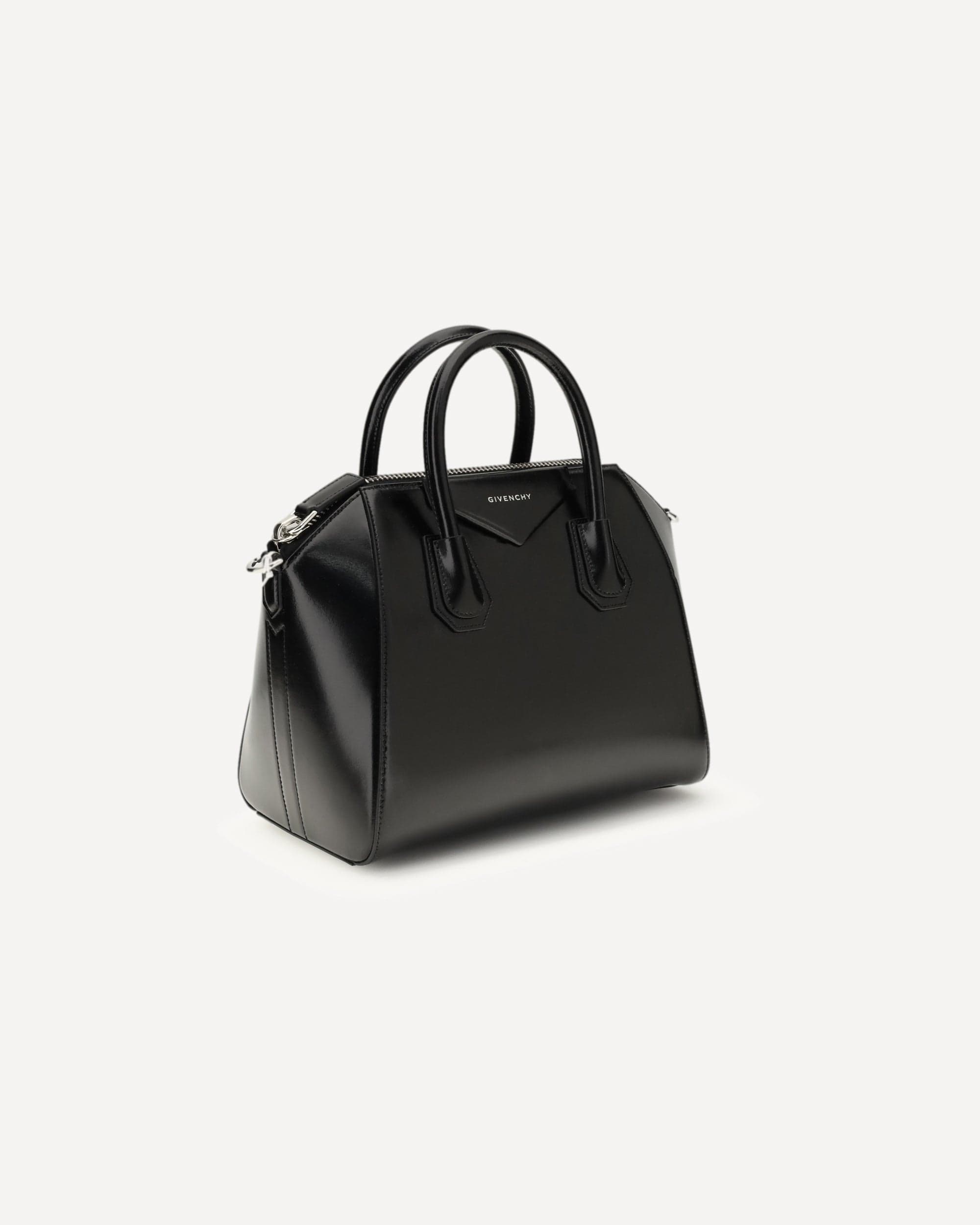 Givenchy アンティゴナ スモール レザー ボックス ハンドバッグ