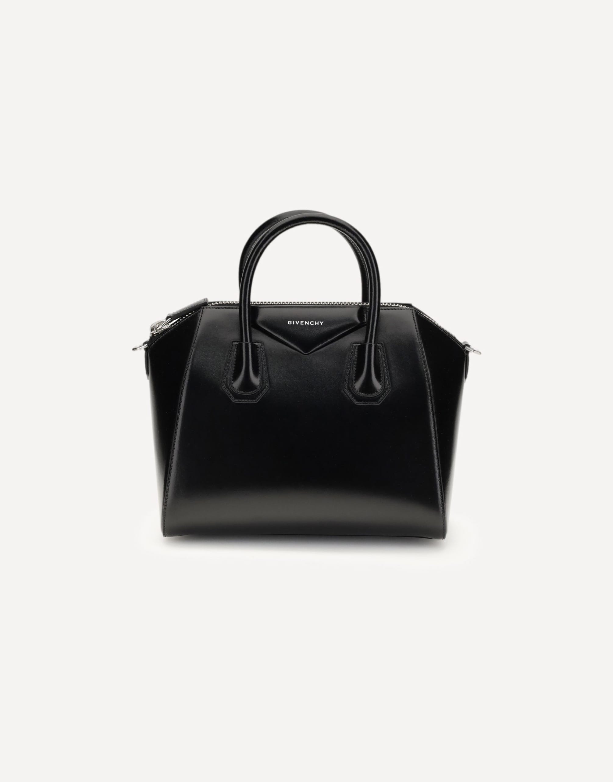 Givenchy アンティゴナ スモール レザー ボックス ハンドバッグ