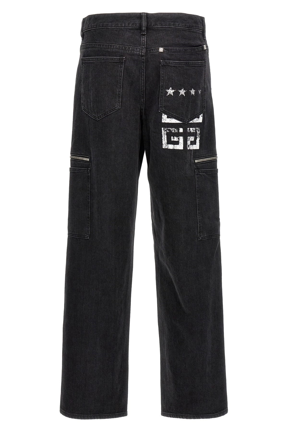 Givenchy Black Cargo Jeans - alternate view