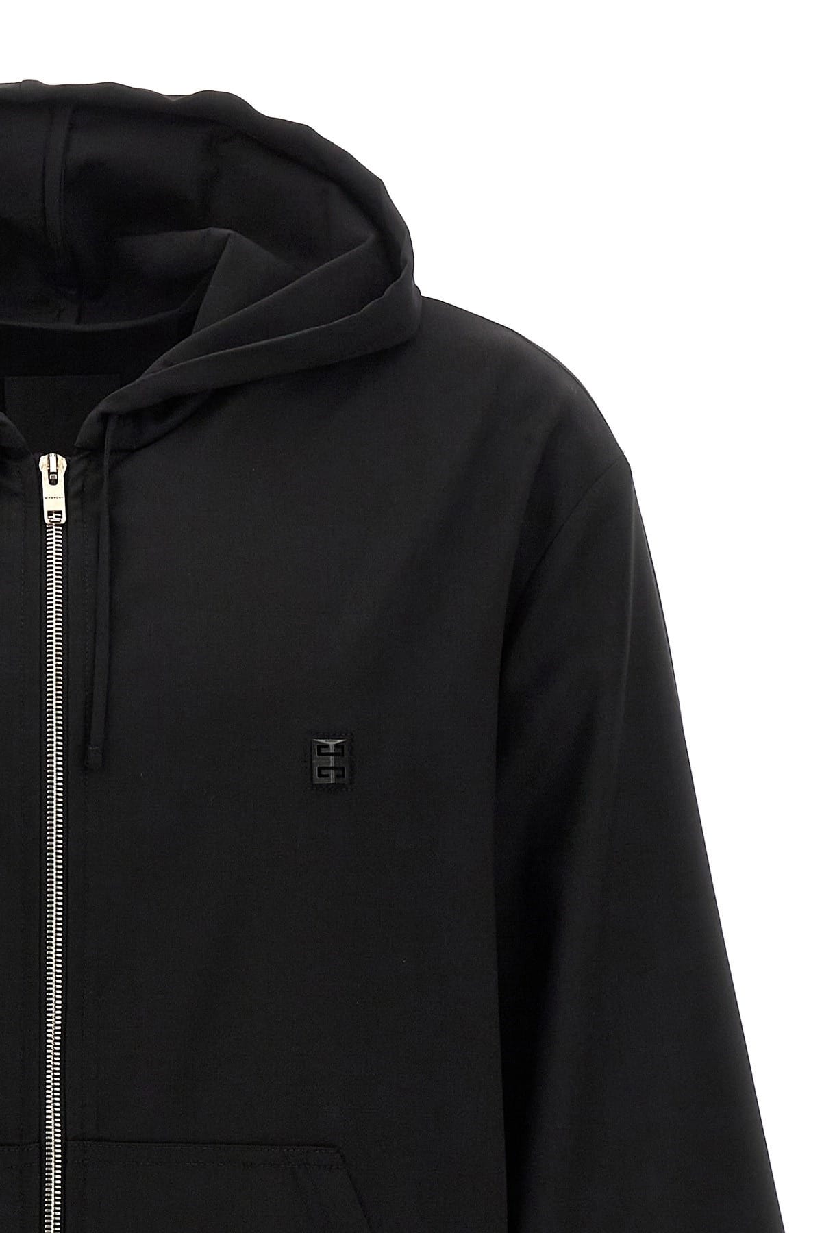 Givenchy Black Wool Hoodie Hoodies
