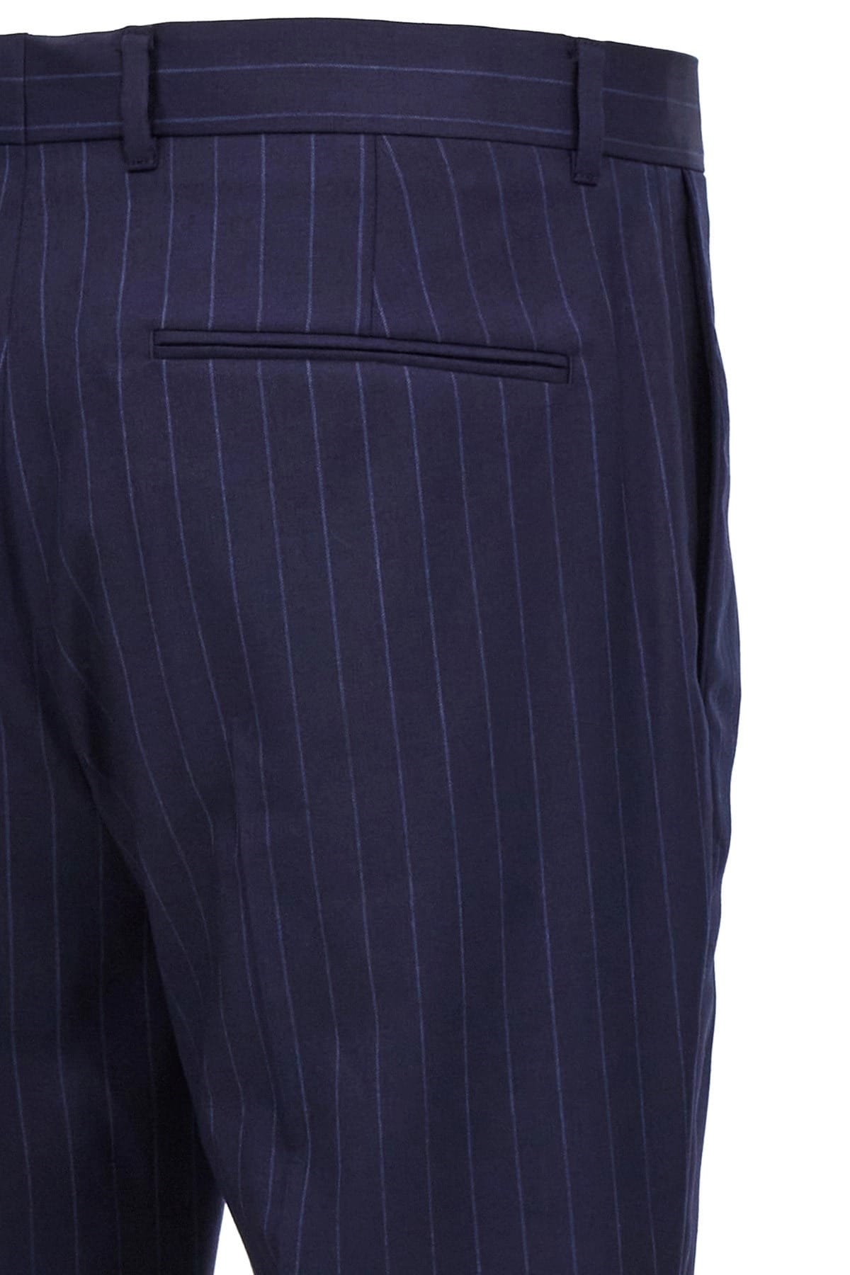 Givenchy Givenchy Blue Pinstripe Wool Pants