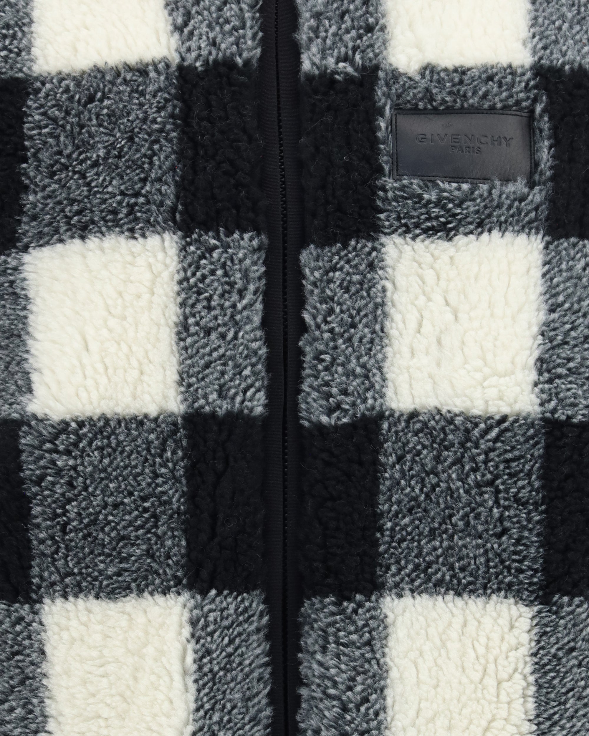 Givenchy Checked Wool-Blend Teddy Jacket