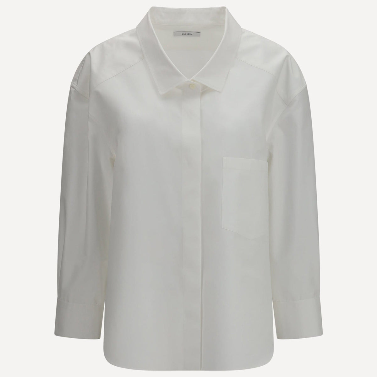 Givenchy - Shirt in Poplin - White - Cotton - Women