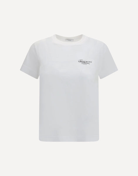 Givenchy ロゴプリント付きコットンTシャツ | Sendegaro JP