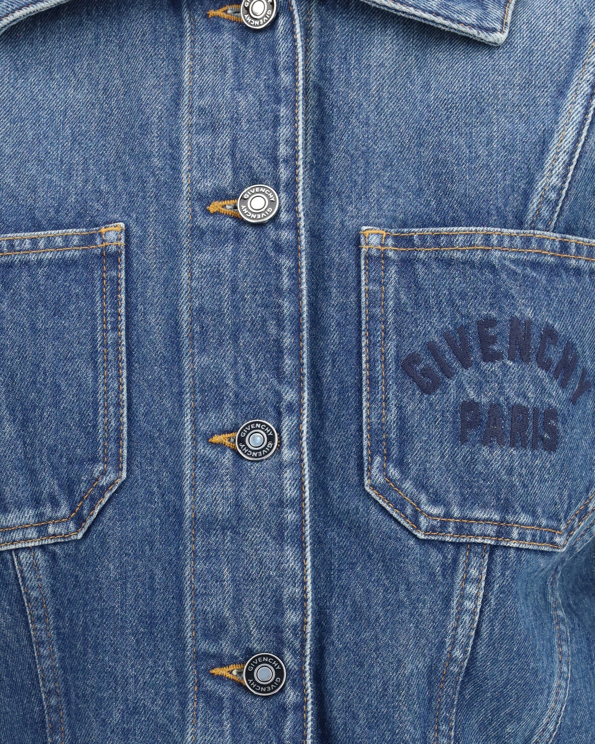 Givenchy Denim Crop Jacket