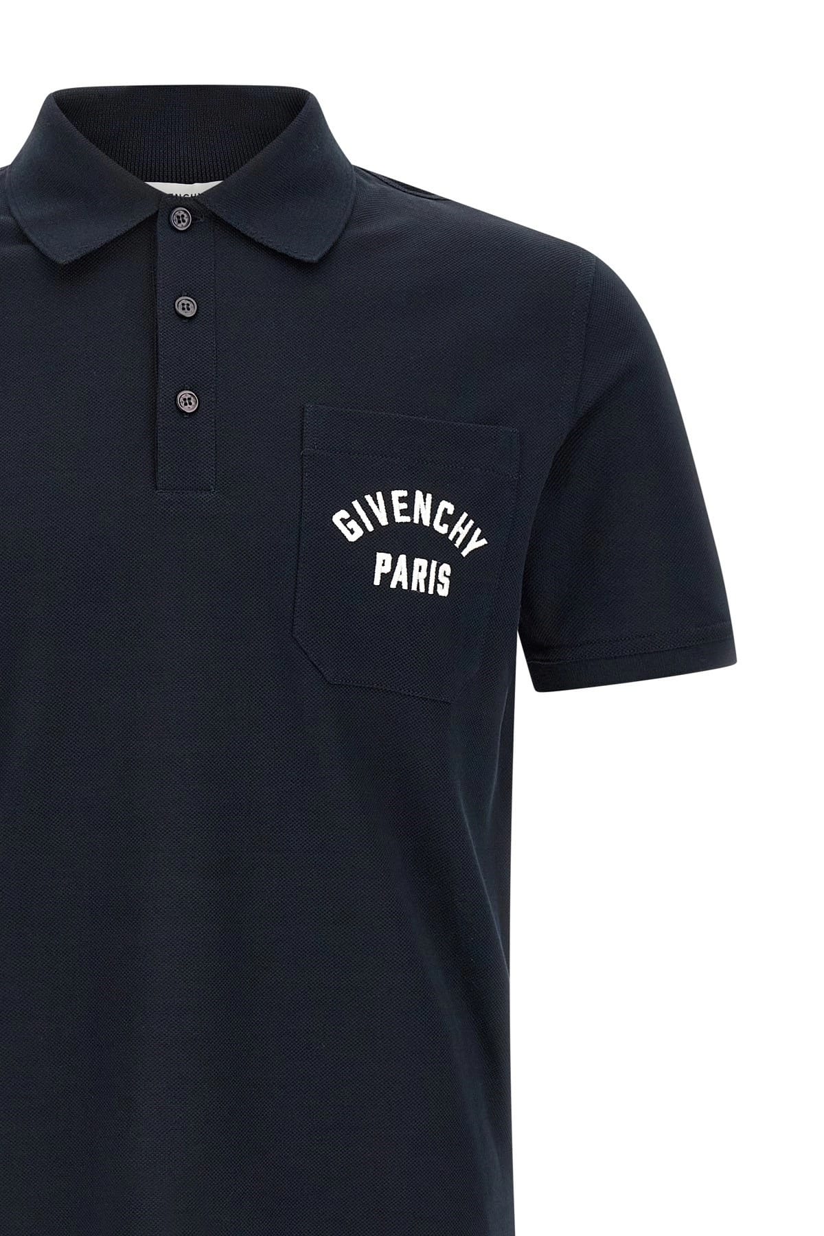 Givenchy Givenchy Embroidered Pocket Polo Shirt