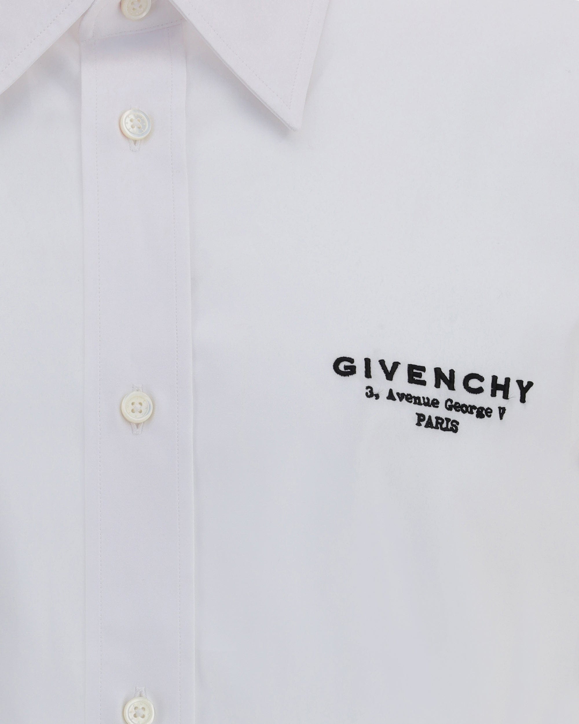 Givenchy Givenchy Logoed Cotton Long-Sleeve Shirt