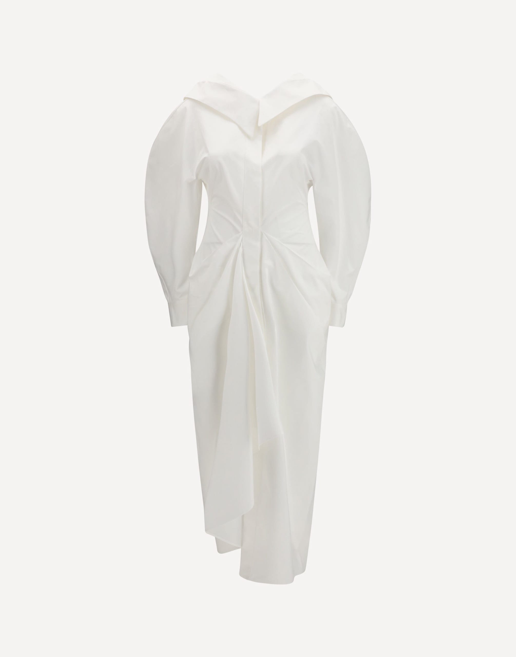 Givenchy Long Cut-Out Chemisier Dress