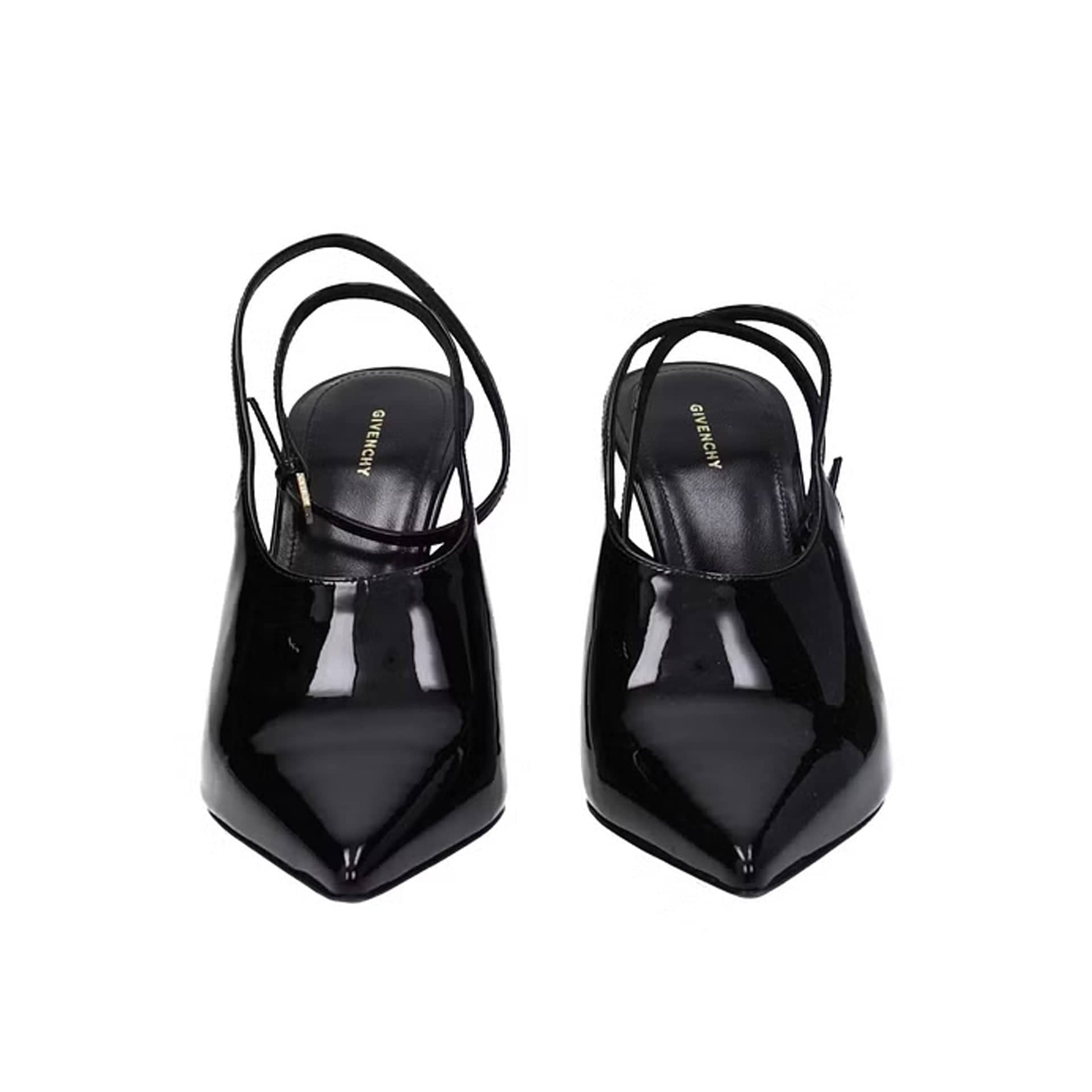 Givenchy Patent Effect Leather Slingback Pumps