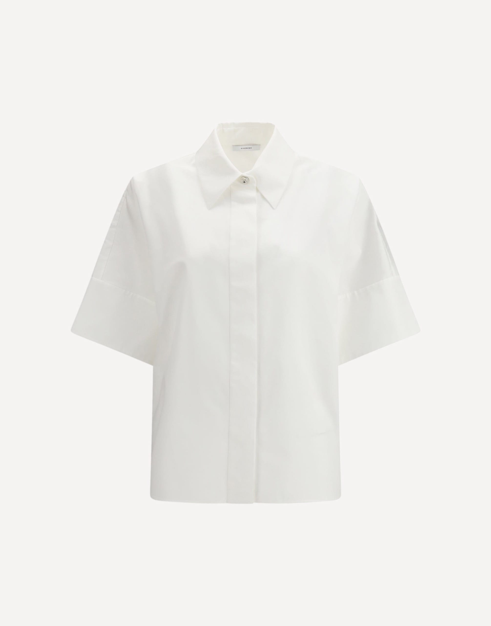 Givenchy Poplin Shirt With Cape Detail