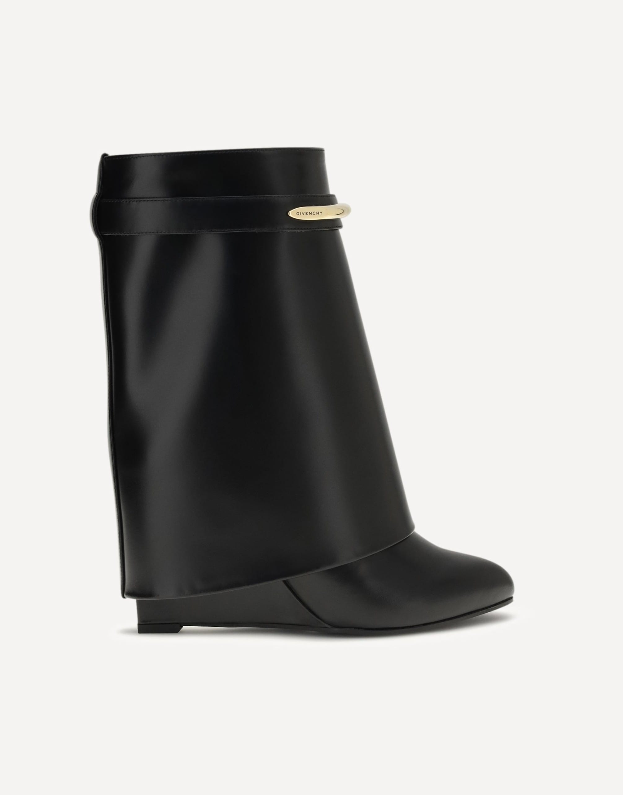 Givenchy Shark Ankle Boots With Gold Hardware