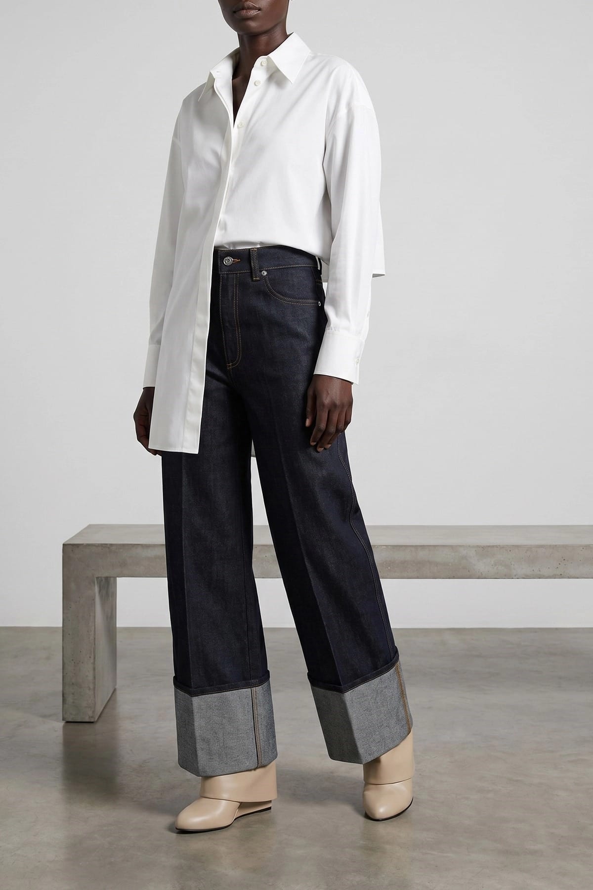 Givenchy Givenchy Turn-Up Flared Jeans