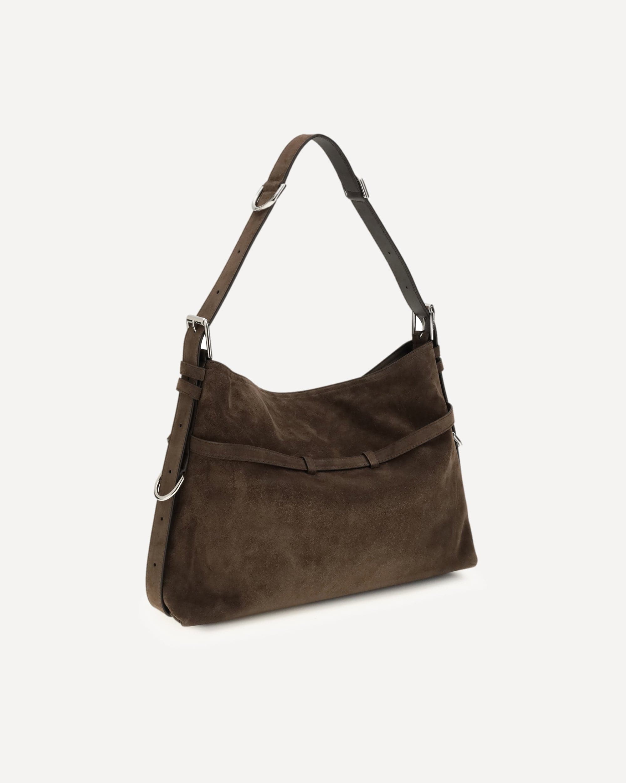 Givenchy Voyou Medium Bag In Glossy Leather