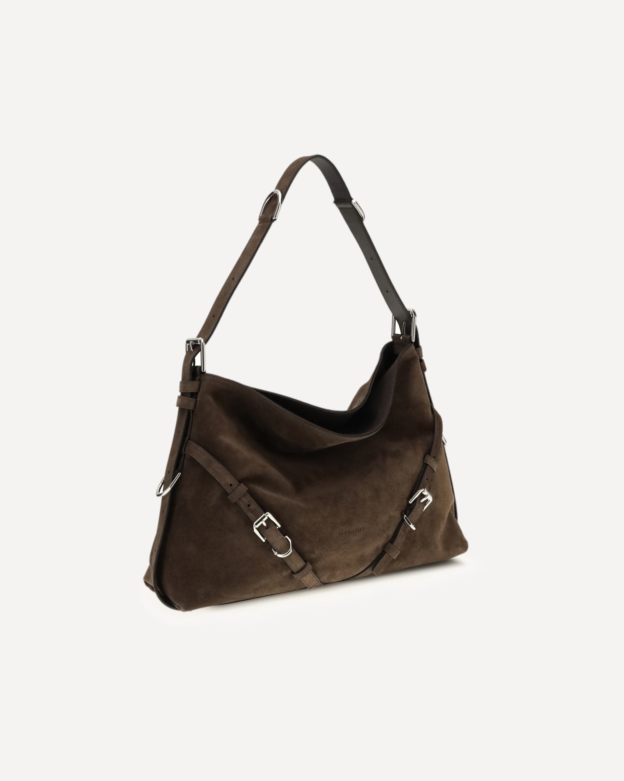 Givenchy Voyou Medium Bag In Glossy Leather