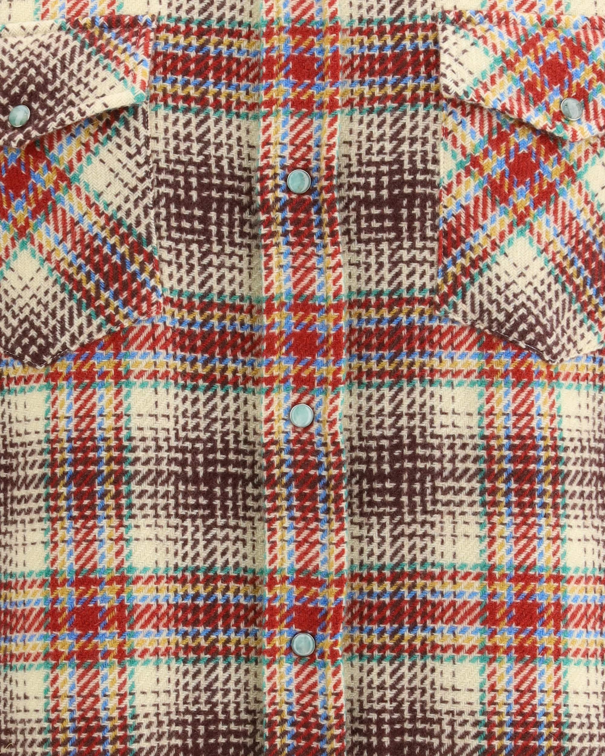 God's True Cashmere Balance Tartan Cashmere Shirt
