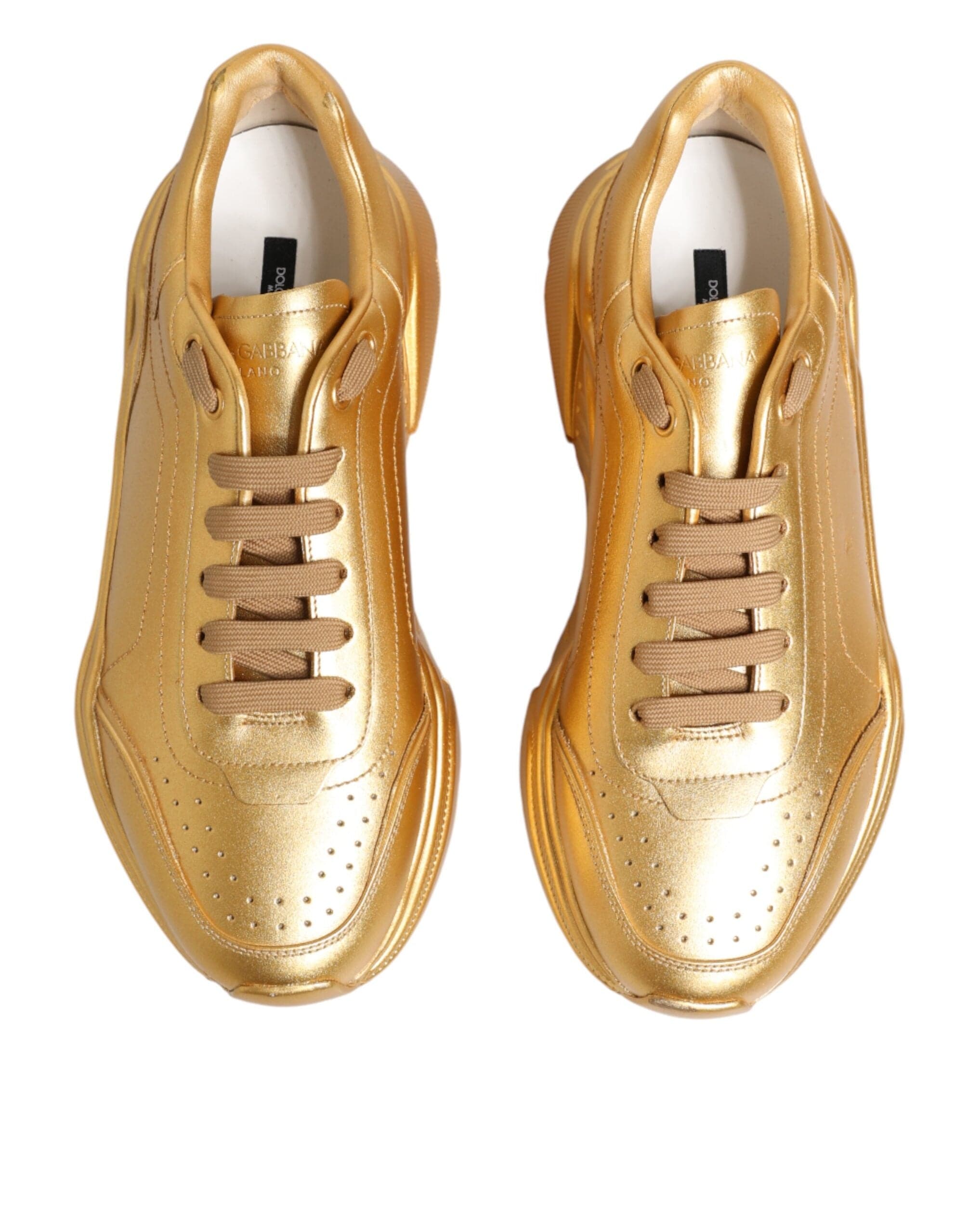 Dolce & Gabbana Gold Daymaster Sneakers | Sendegaro IT Dolce & Gabbana Gold Daymaster Sneakers | Sendegaro IT