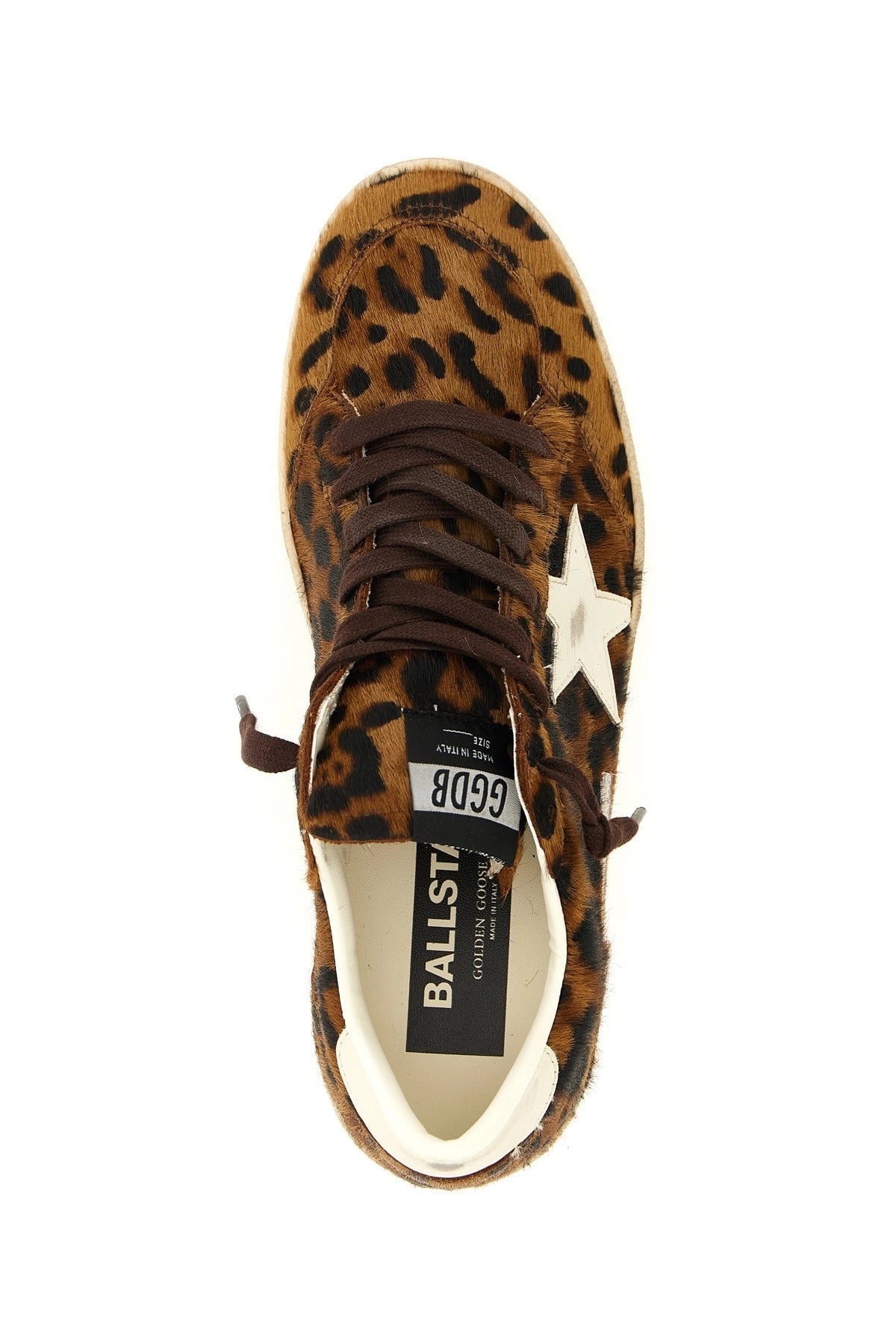 Golden Goose Ball Star Leopard Sneakers