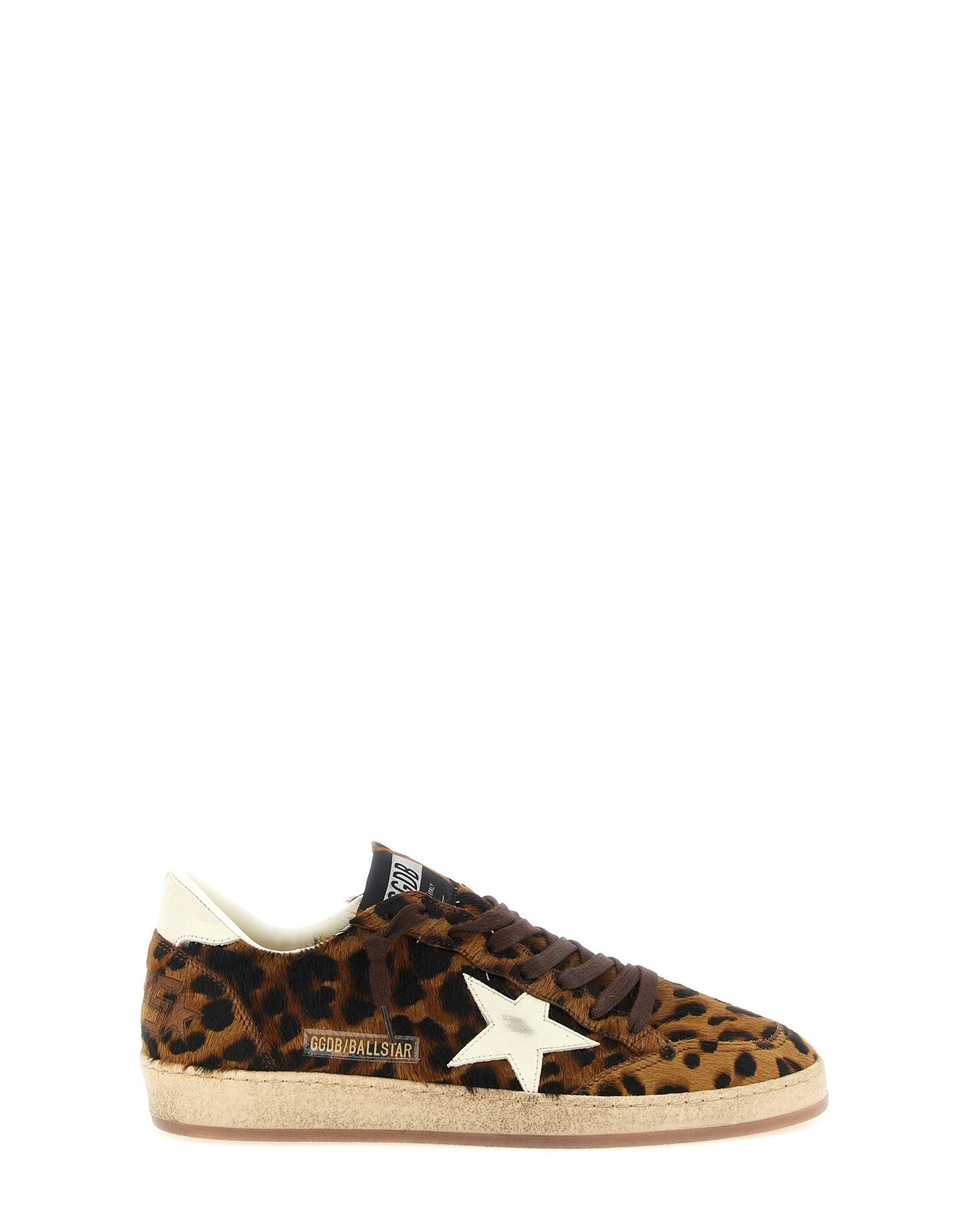 Golden Goose Ball Star Leopard Sneakers