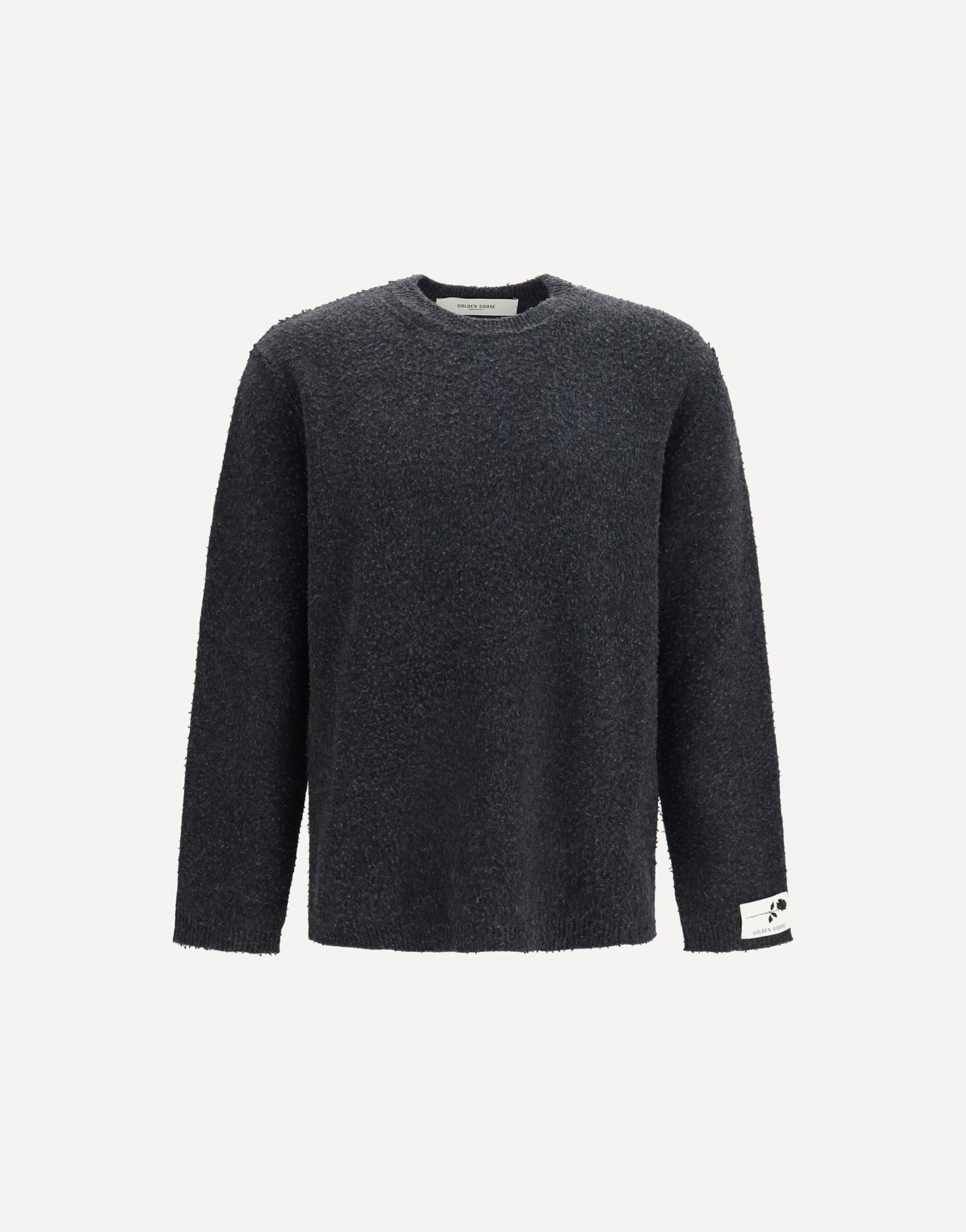 Golden Goose كنزة صوف بياقة دائرية