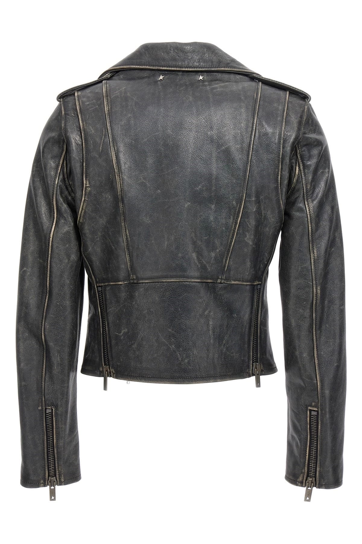 Golden Goose Golden Goose Destiny Slim Leather Biker Jacket