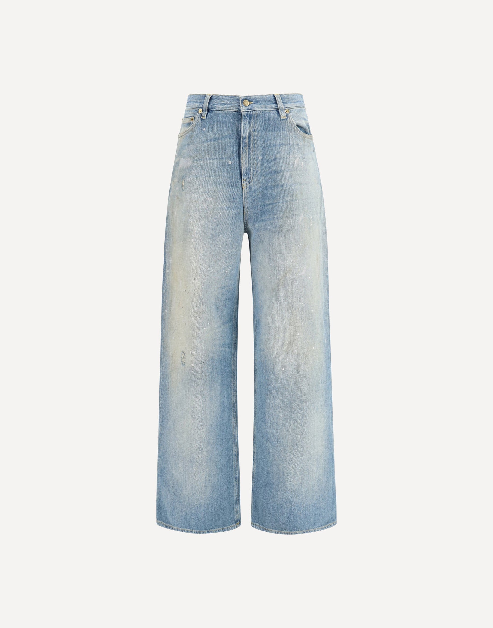 Golden Goose Jeans aus Denim mit gesticktem Logo